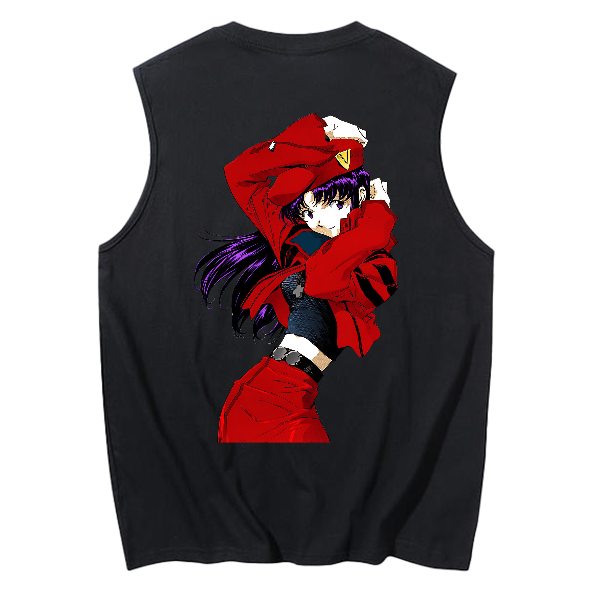 （画像用） EVA 新世紀エヴァンゲリオン コットン100％タンクトップ（背面プリント）