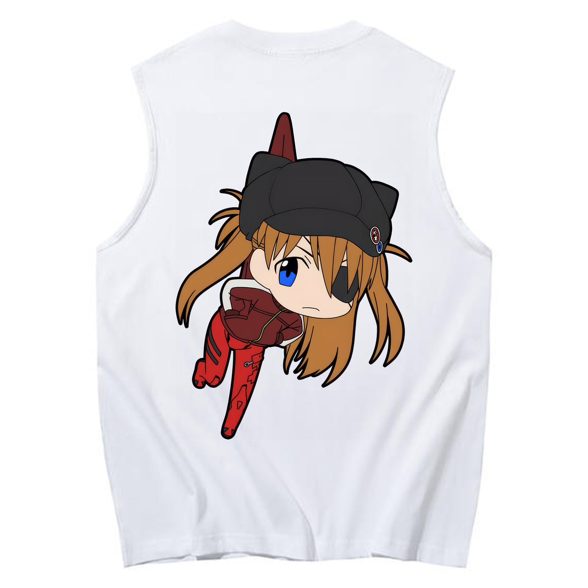 （画像用） EVA 新世紀エヴァンゲリオン コットン100％タンクトップ（背面プリント）