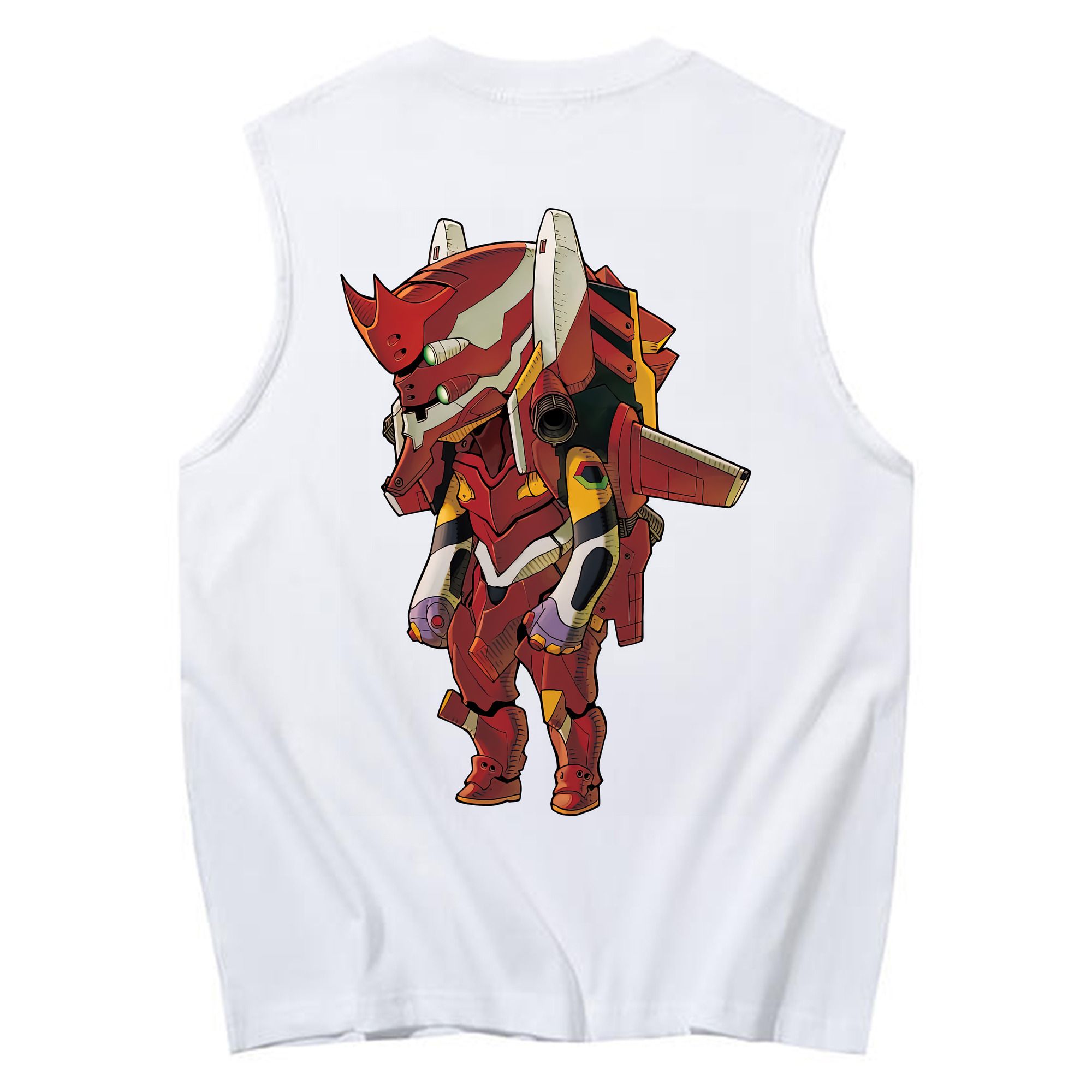 （画像用） EVA 新世紀エヴァンゲリオン コットン100％タンクトップ（背面プリント）