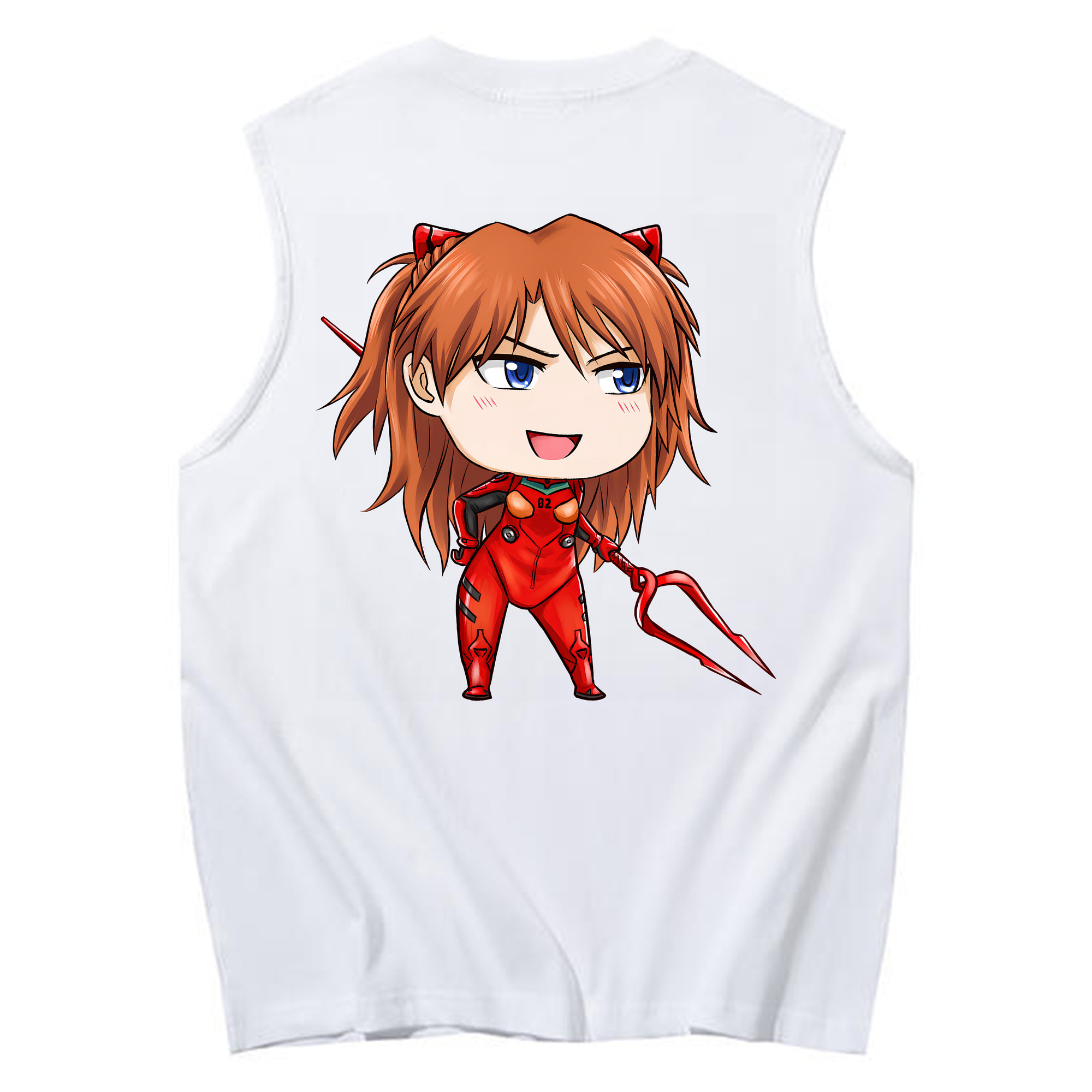 （画像用） EVA 新世紀エヴァンゲリオン コットン100％タンクトップ（背面プリント）
