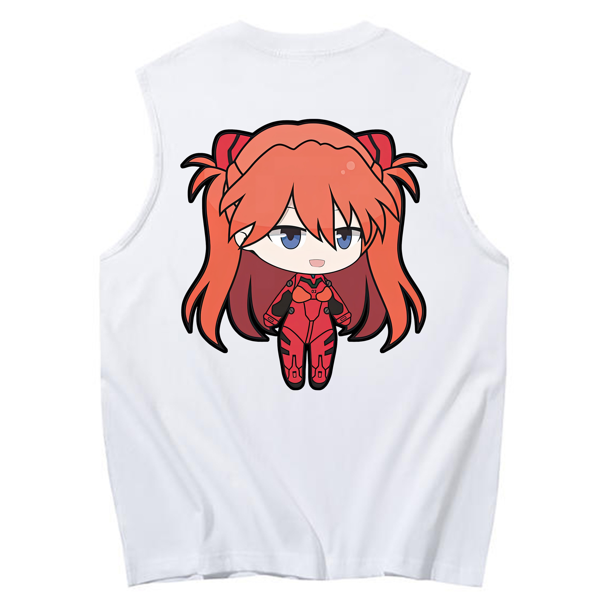 （画像用） EVA 新世紀エヴァンゲリオン コットン100％タンクトップ（背面プリント）