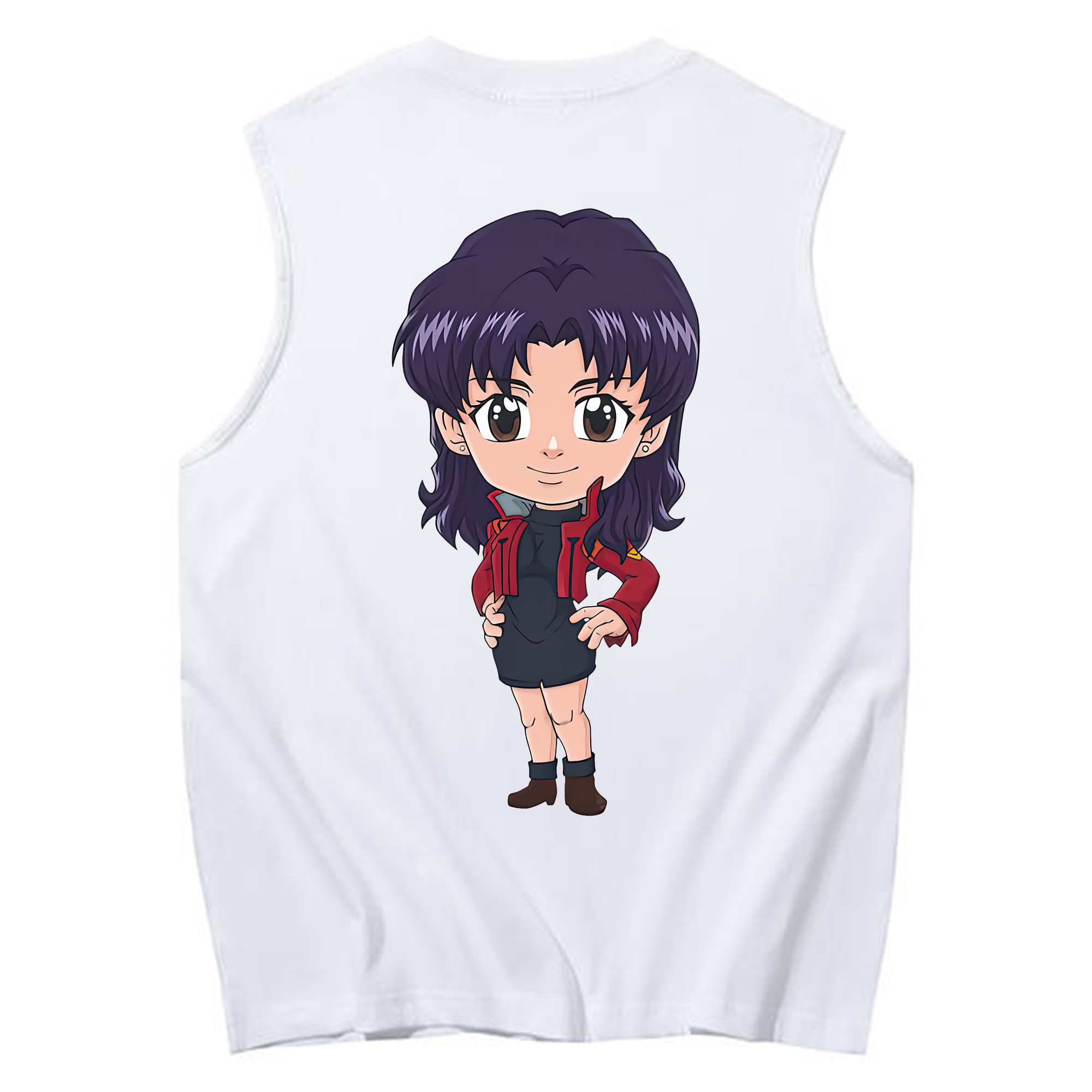 （画像用） EVA 新世紀エヴァンゲリオン コットン100％タンクトップ（背面プリント）