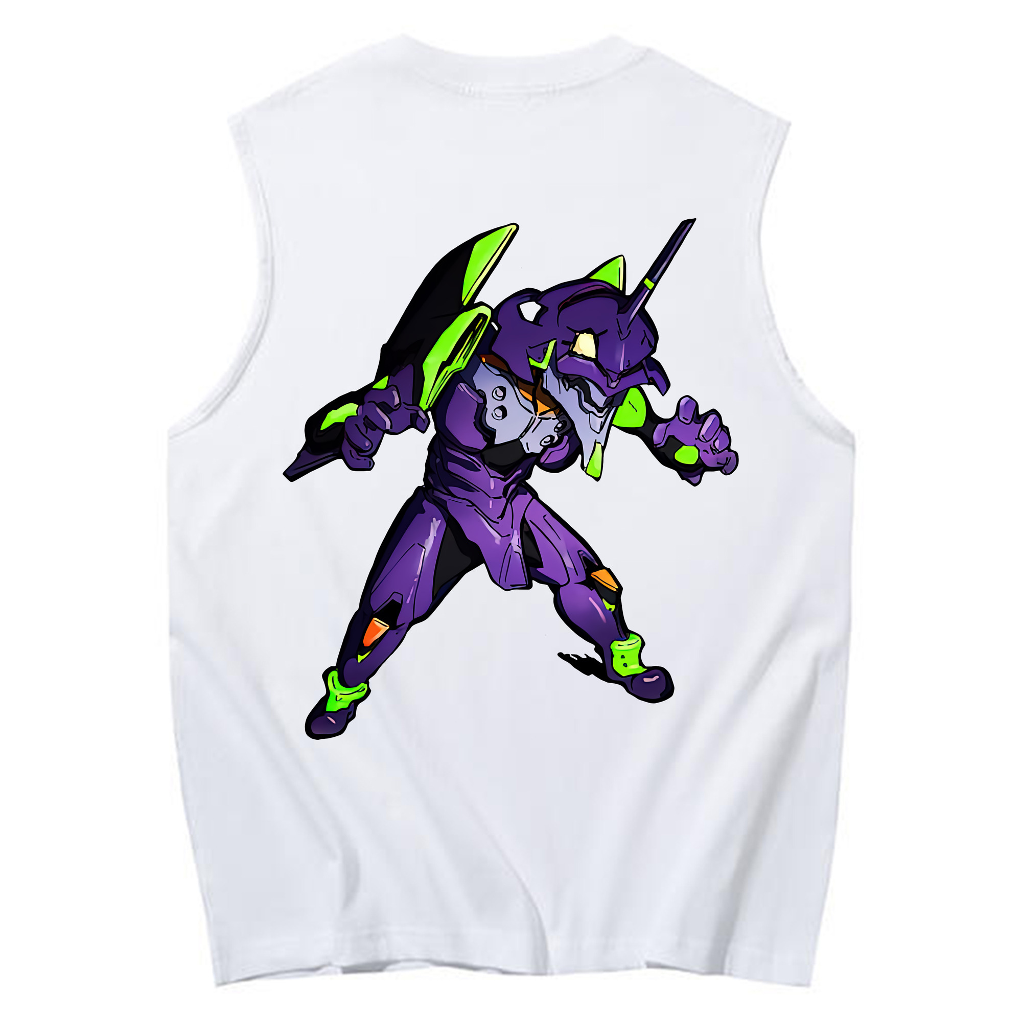 （画像用） EVA 新世紀エヴァンゲリオン コットン100％タンクトップ（背面プリント）
