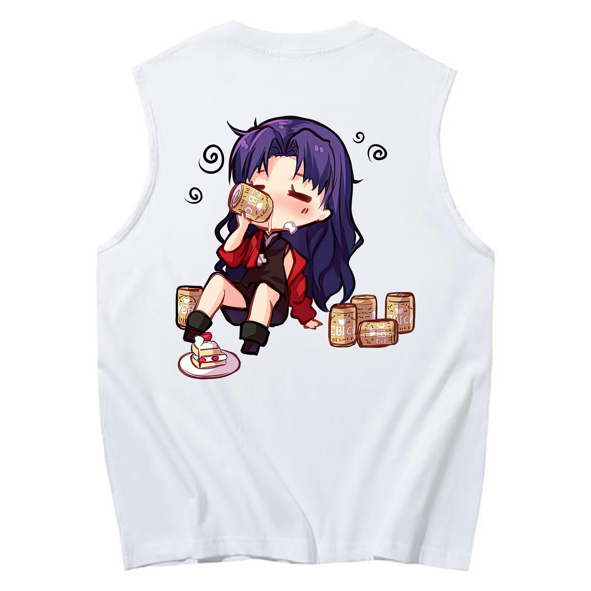 （画像用） EVA 新世紀エヴァンゲリオン コットン100％タンクトップ（背面プリント）