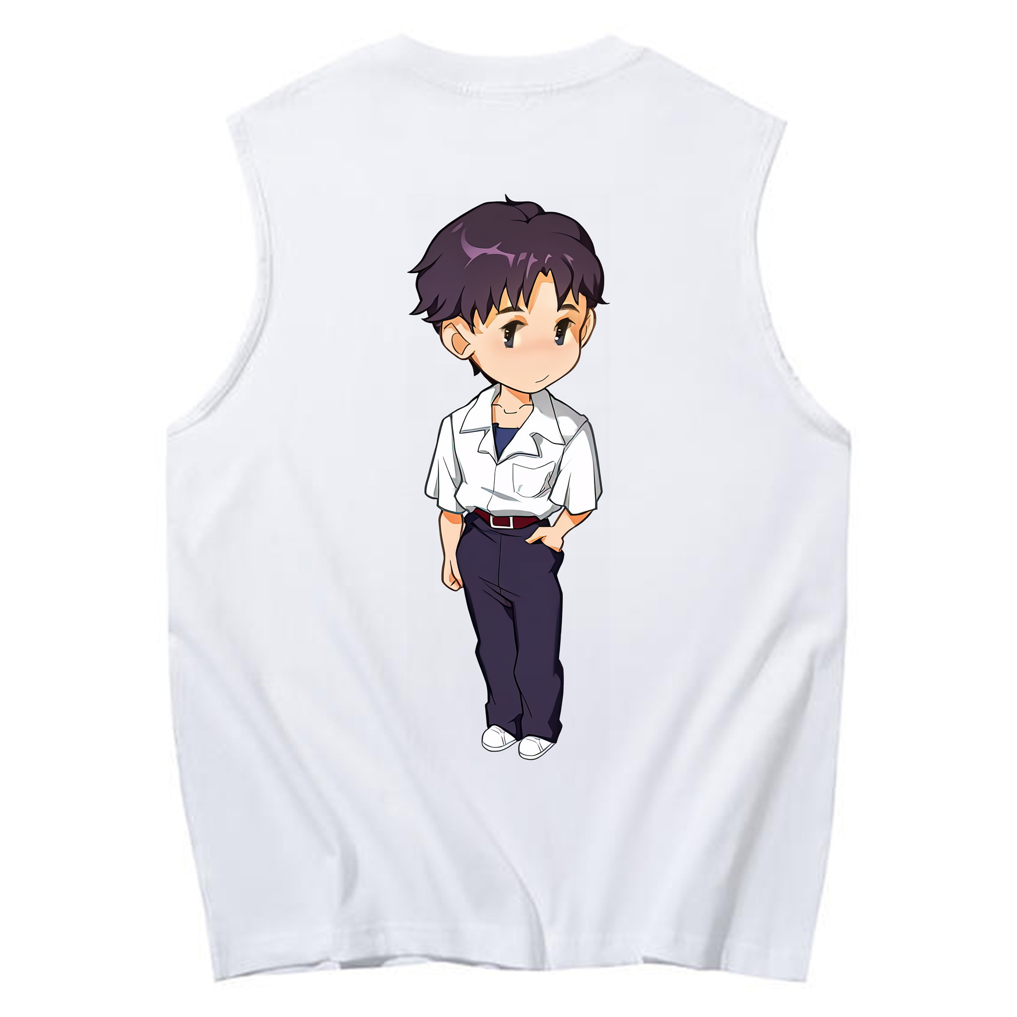 （画像用） EVA 新世紀エヴァンゲリオン コットン100％タンクトップ（背面プリント）
