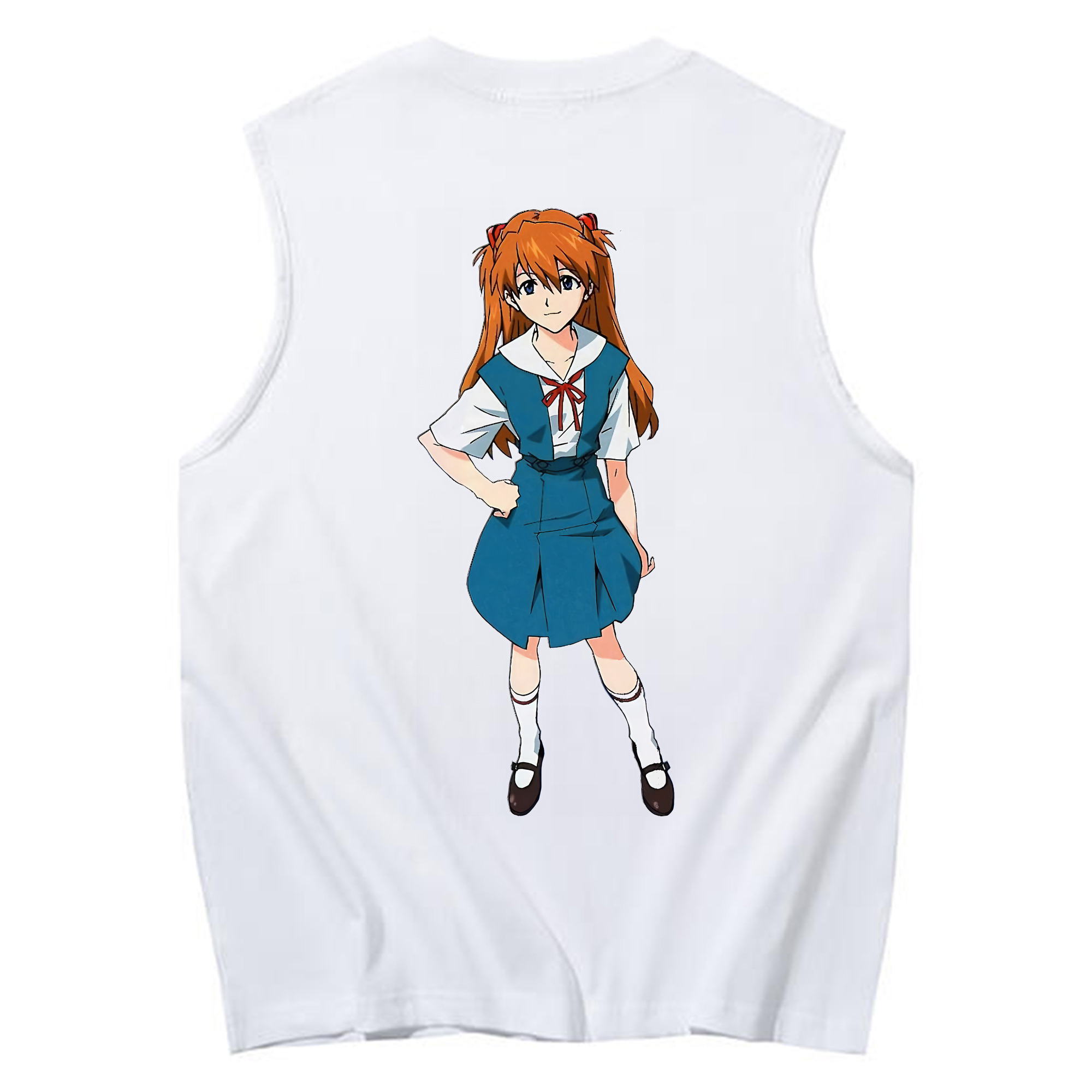 （画像用） EVA 新世紀エヴァンゲリオン コットン100％タンクトップ（背面プリント）