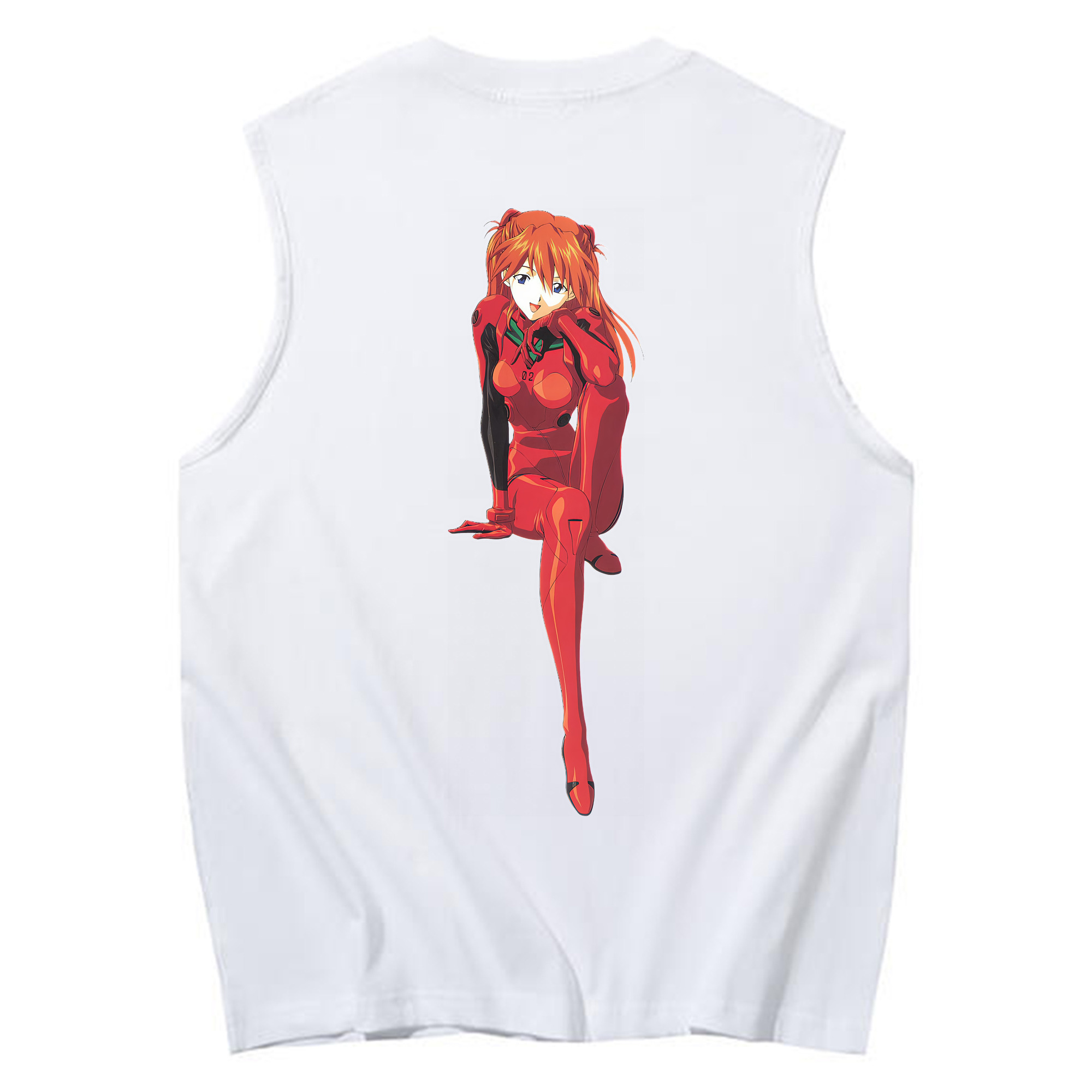 （画像用） EVA 新世紀エヴァンゲリオン コットン100％タンクトップ（背面プリント）