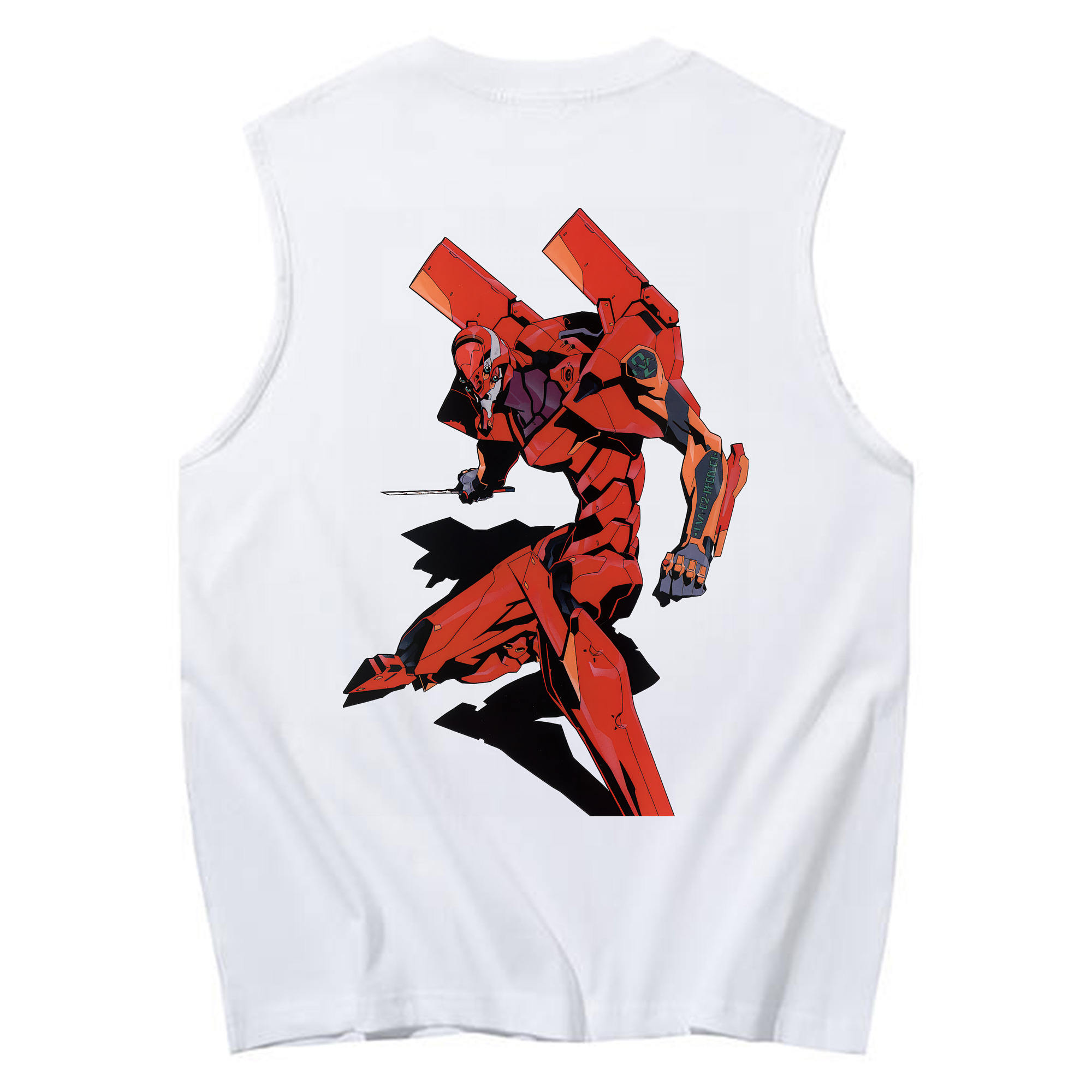 （画像用） EVA 新世紀エヴァンゲリオン コットン100％タンクトップ（背面プリント）