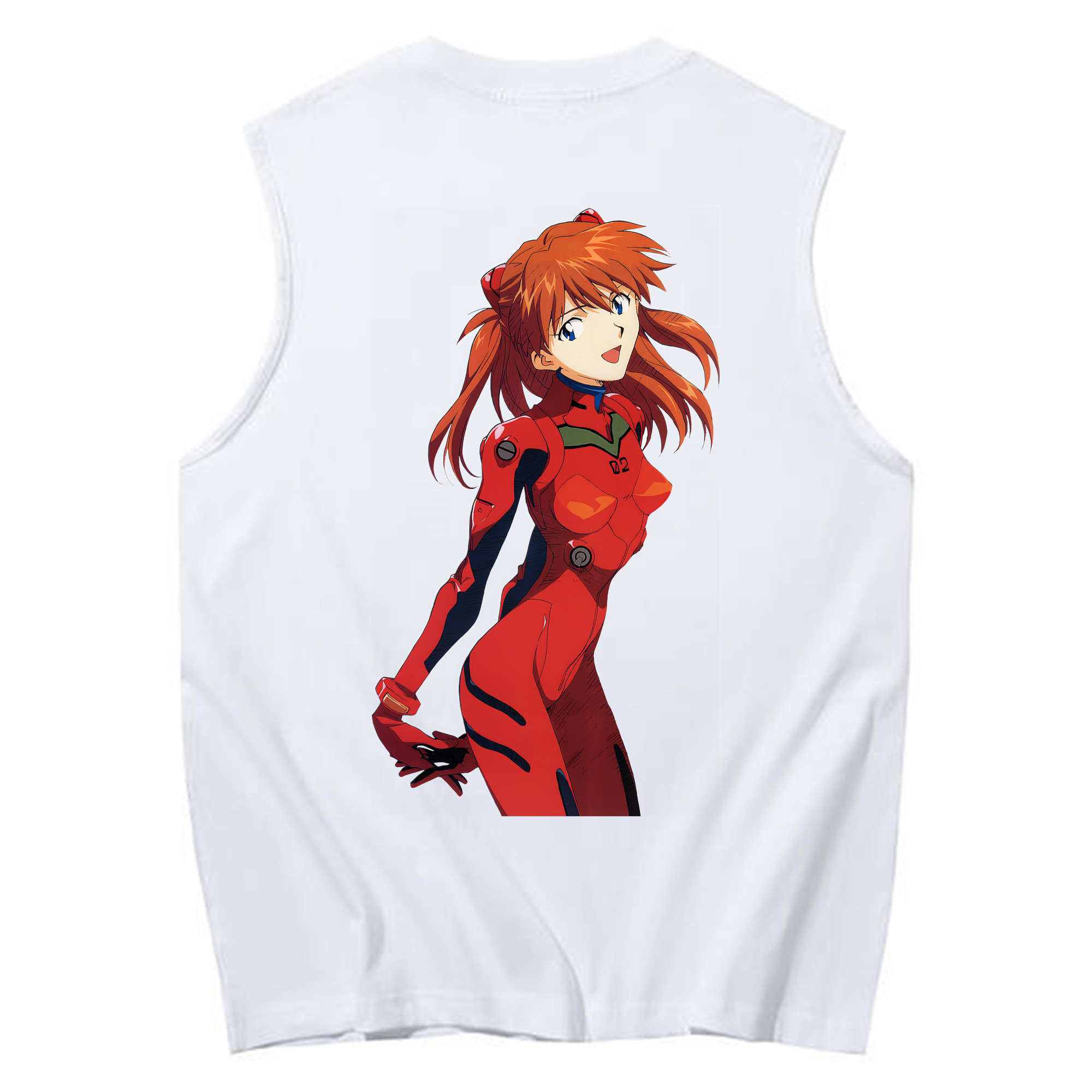 （画像用） EVA 新世紀エヴァンゲリオン コットン100％タンクトップ（背面プリント）