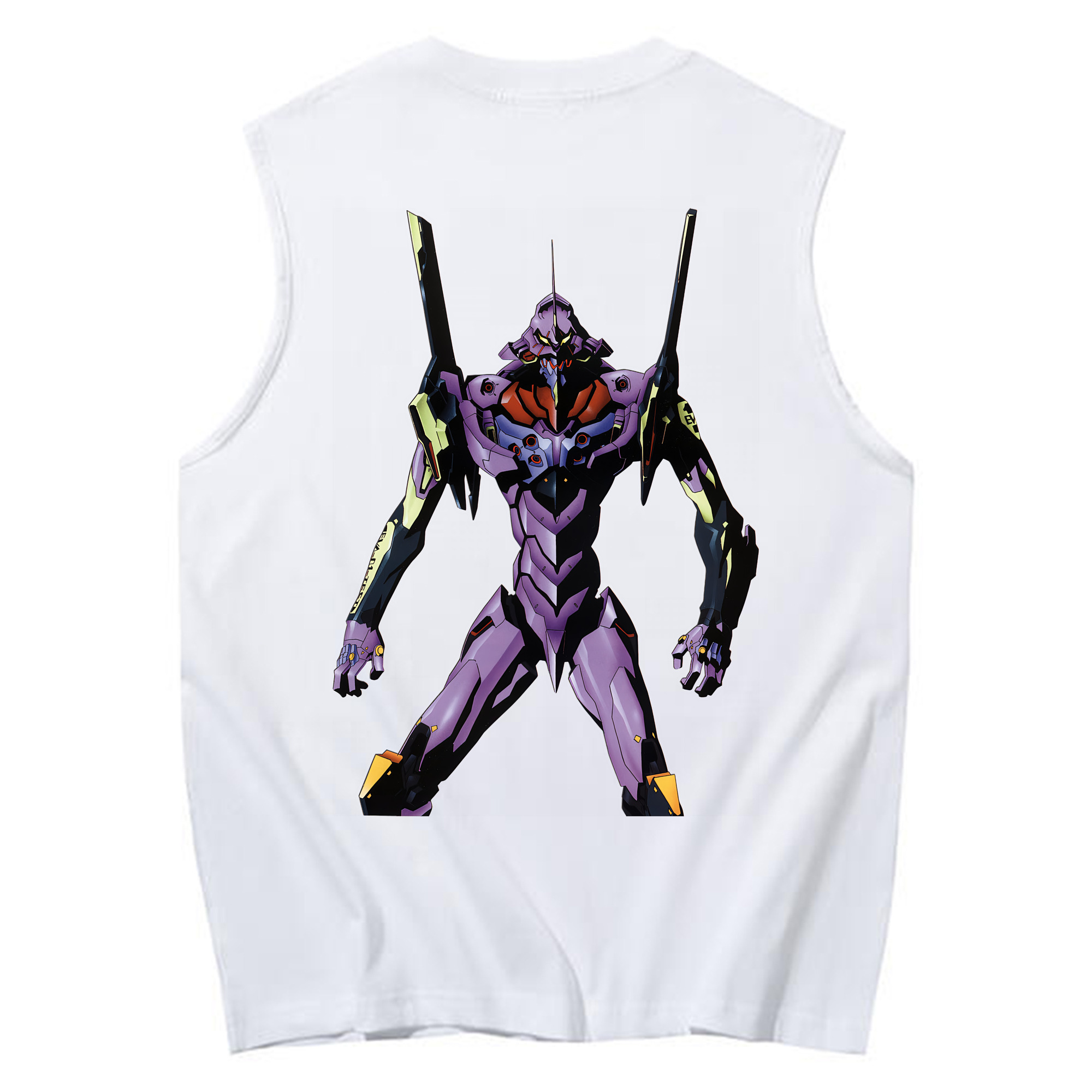 （画像用） EVA 新世紀エヴァンゲリオン コットン100％タンクトップ（背面プリント）