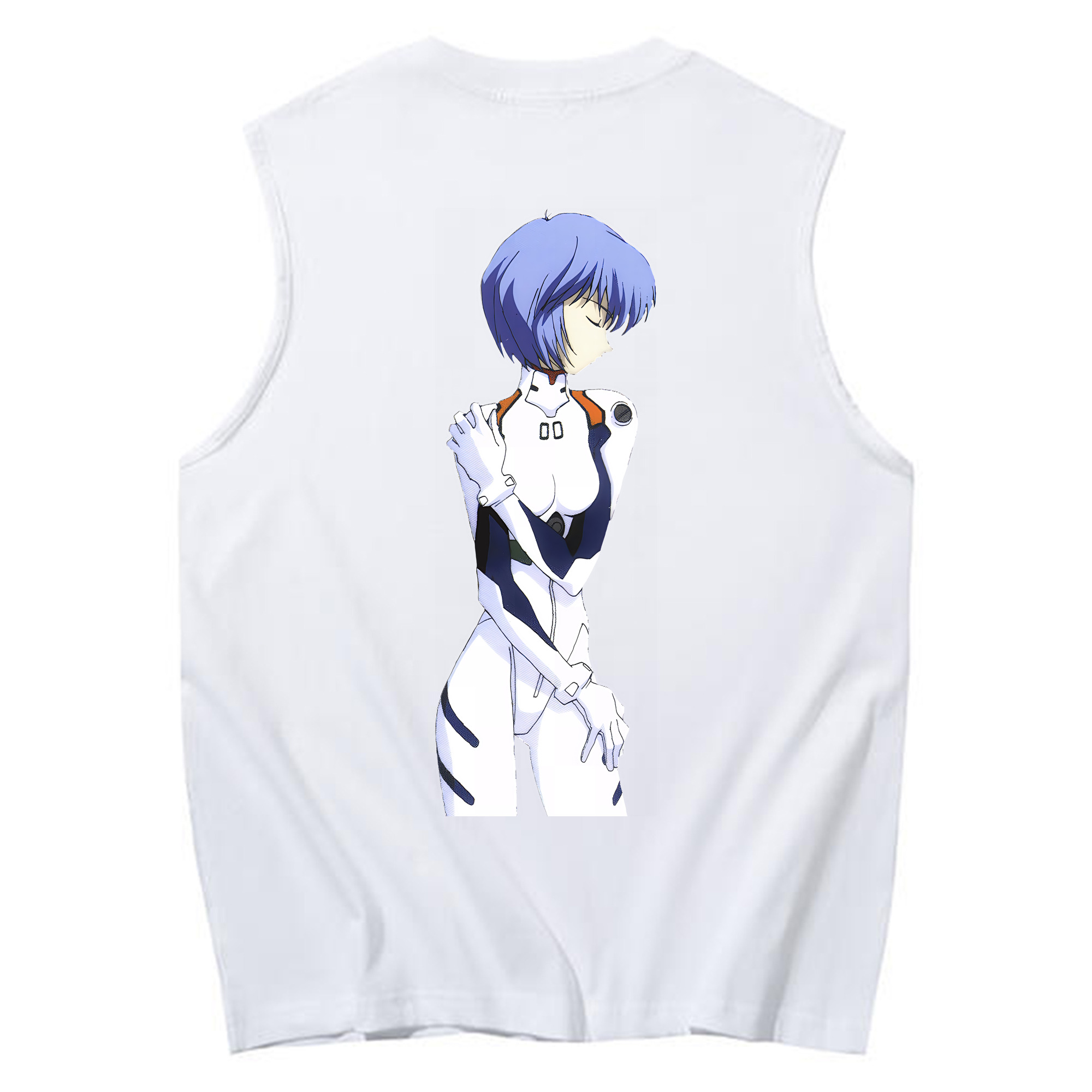 （画像用） EVA 新世紀エヴァンゲリオン コットン100％タンクトップ（背面プリント）