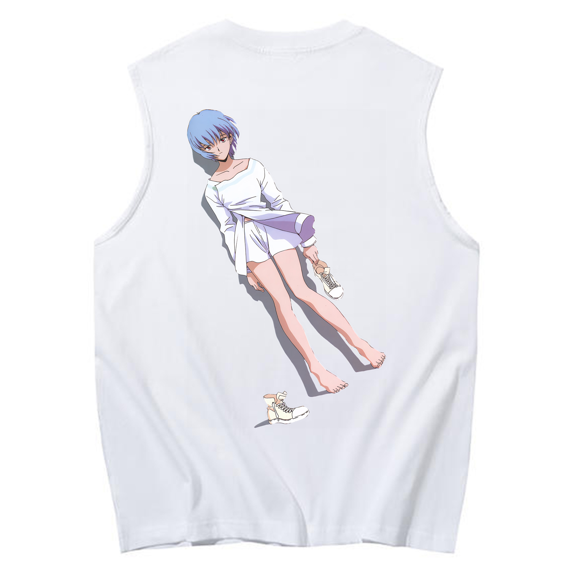 （画像用） EVA 新世紀エヴァンゲリオン コットン100％タンクトップ（背面プリント）