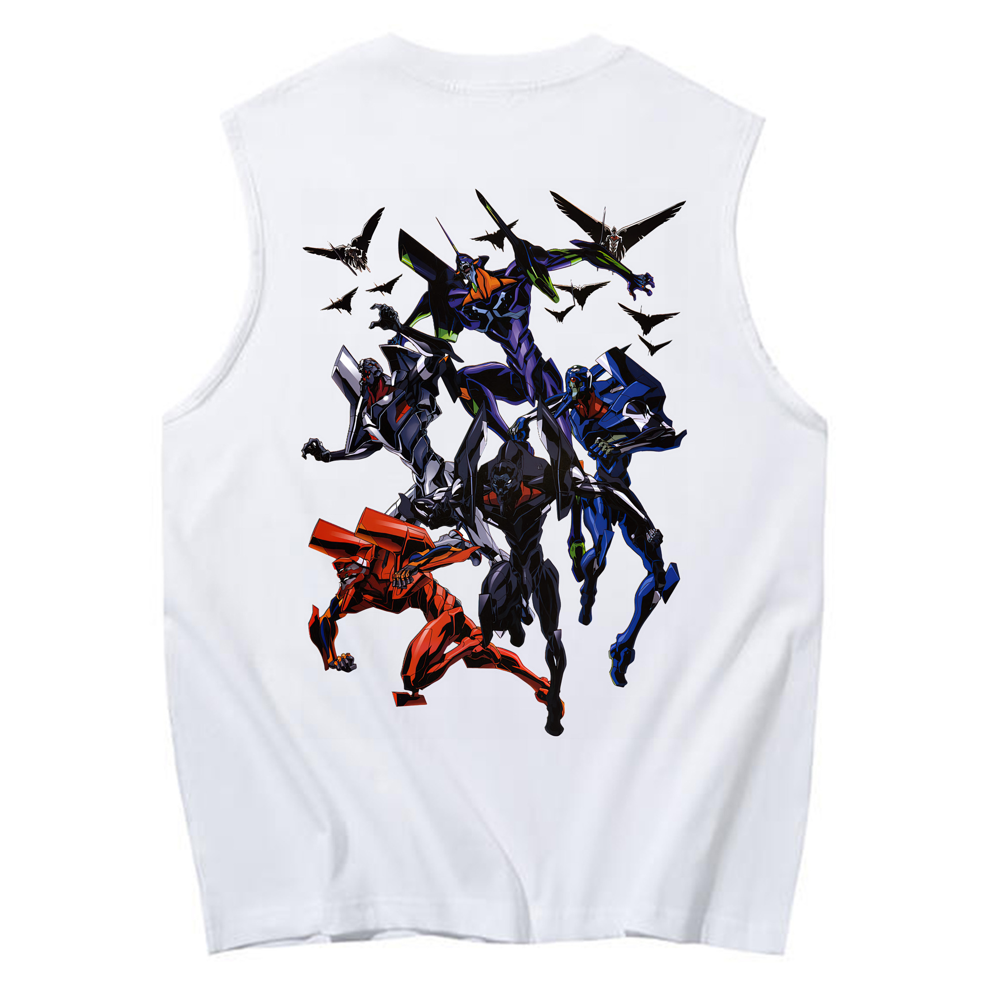 （画像用） EVA 新世紀エヴァンゲリオン コットン100％タンクトップ（背面プリント）