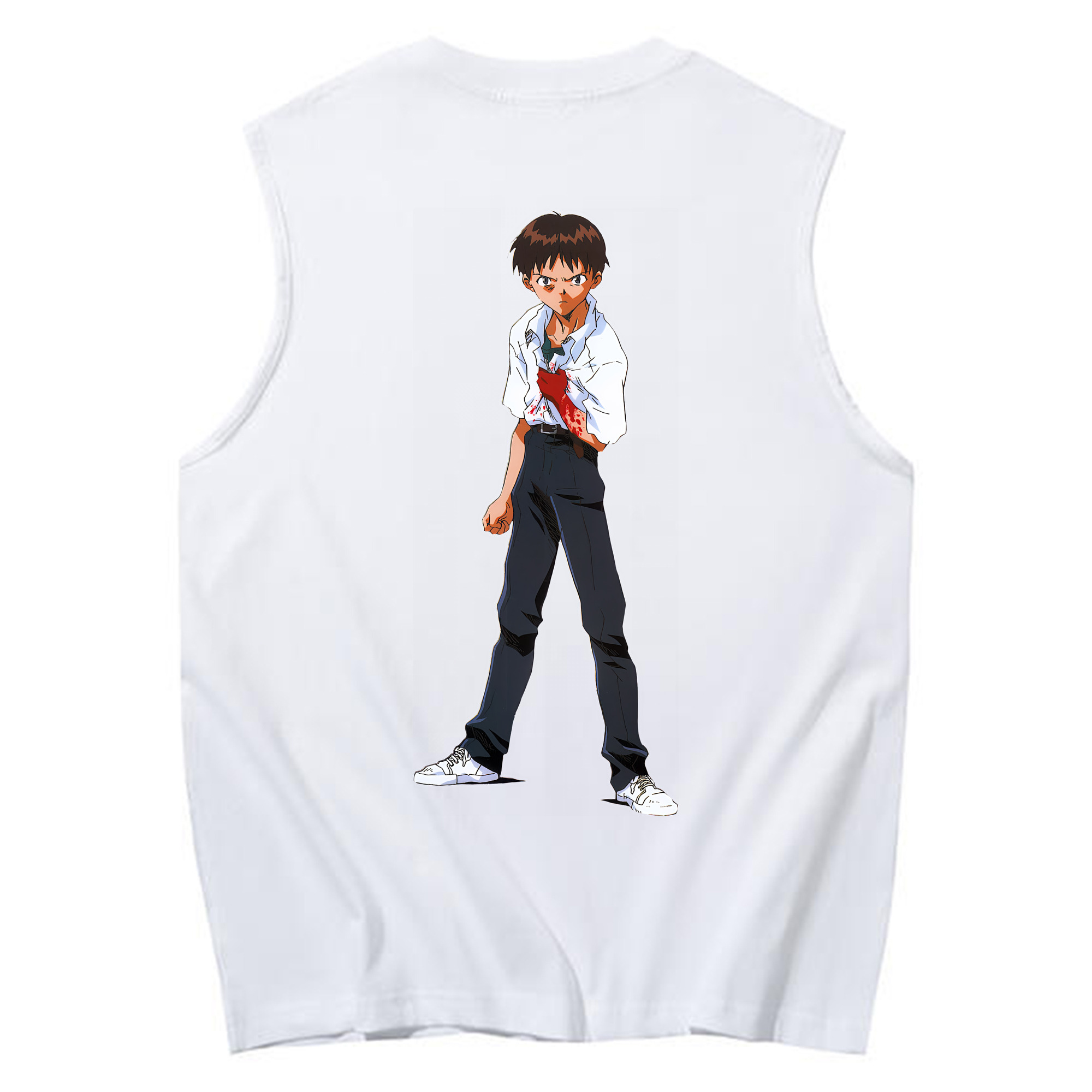 （画像用） EVA 新世紀エヴァンゲリオン コットン100％タンクトップ（背面プリント）