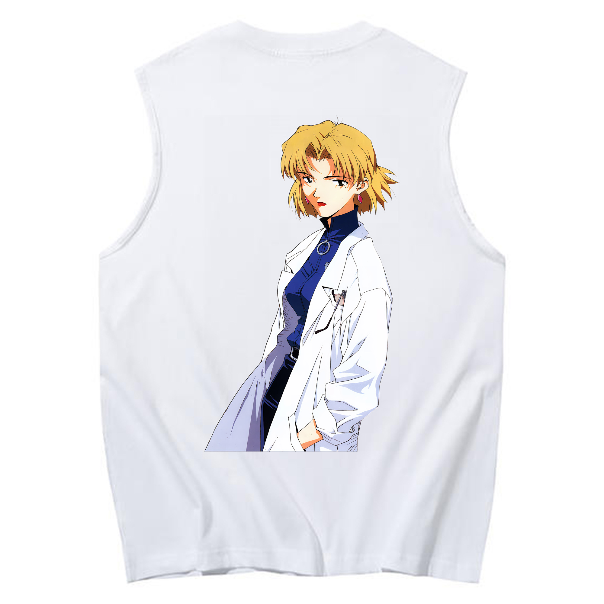 （画像用） EVA 新世紀エヴァンゲリオン コットン100％タンクトップ（背面プリント）