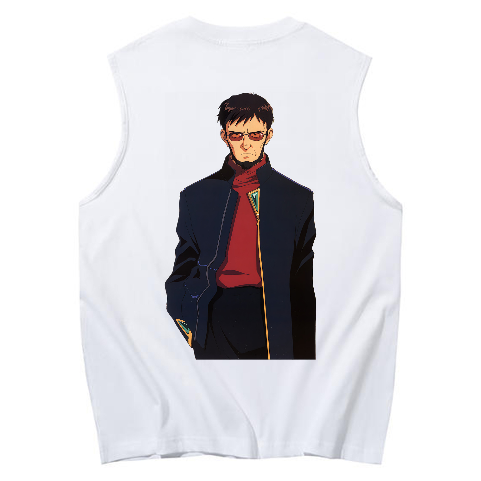 （画像用） EVA 新世紀エヴァンゲリオン コットン100％タンクトップ（背面プリント）