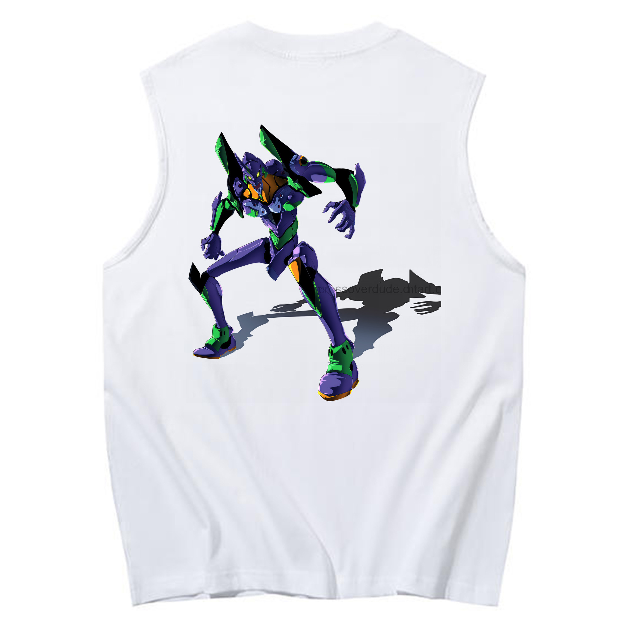 （画像用） EVA 新世紀エヴァンゲリオン コットン100％タンクトップ（背面プリント）