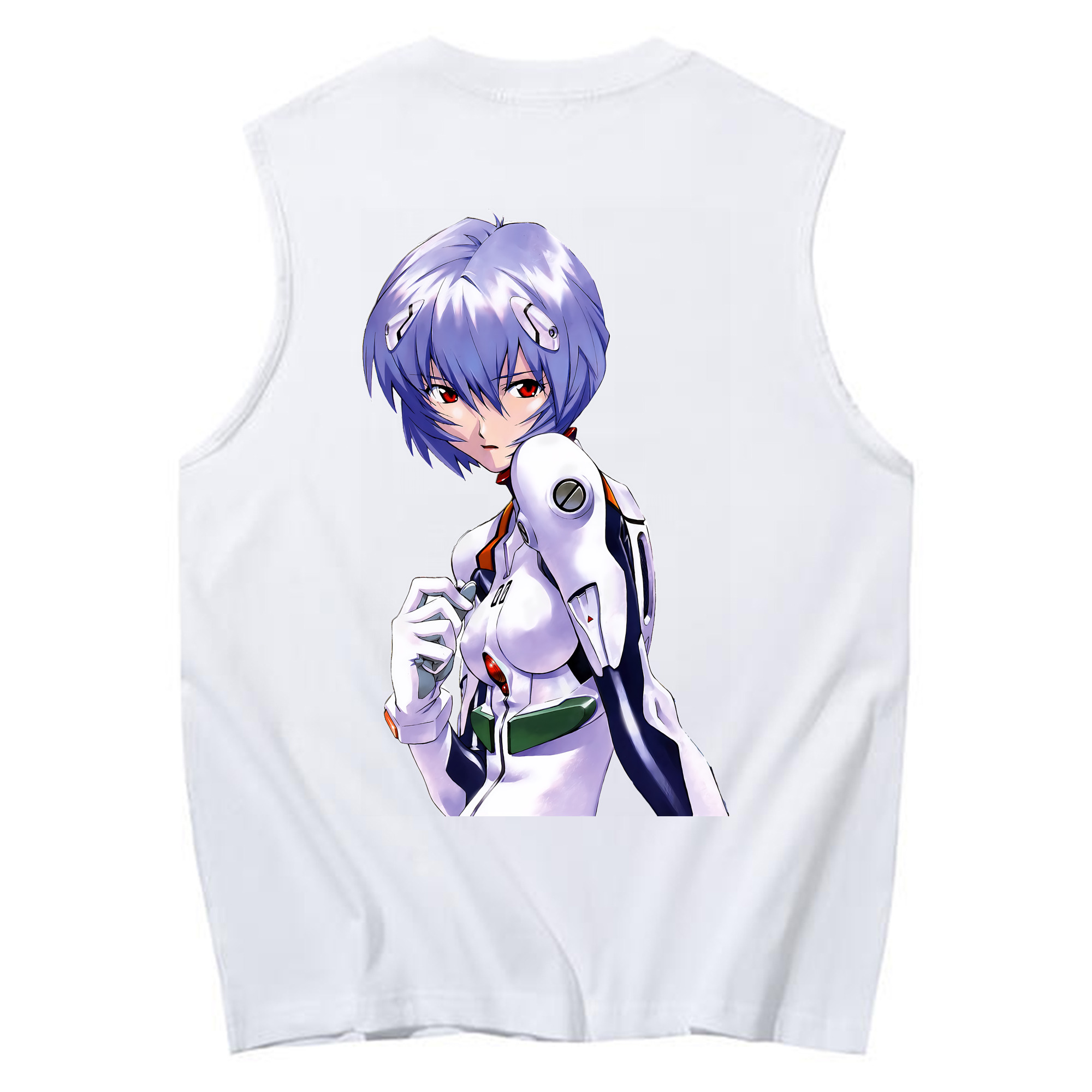 （画像用） EVA 新世紀エヴァンゲリオン コットン100％タンクトップ（背面プリント）
