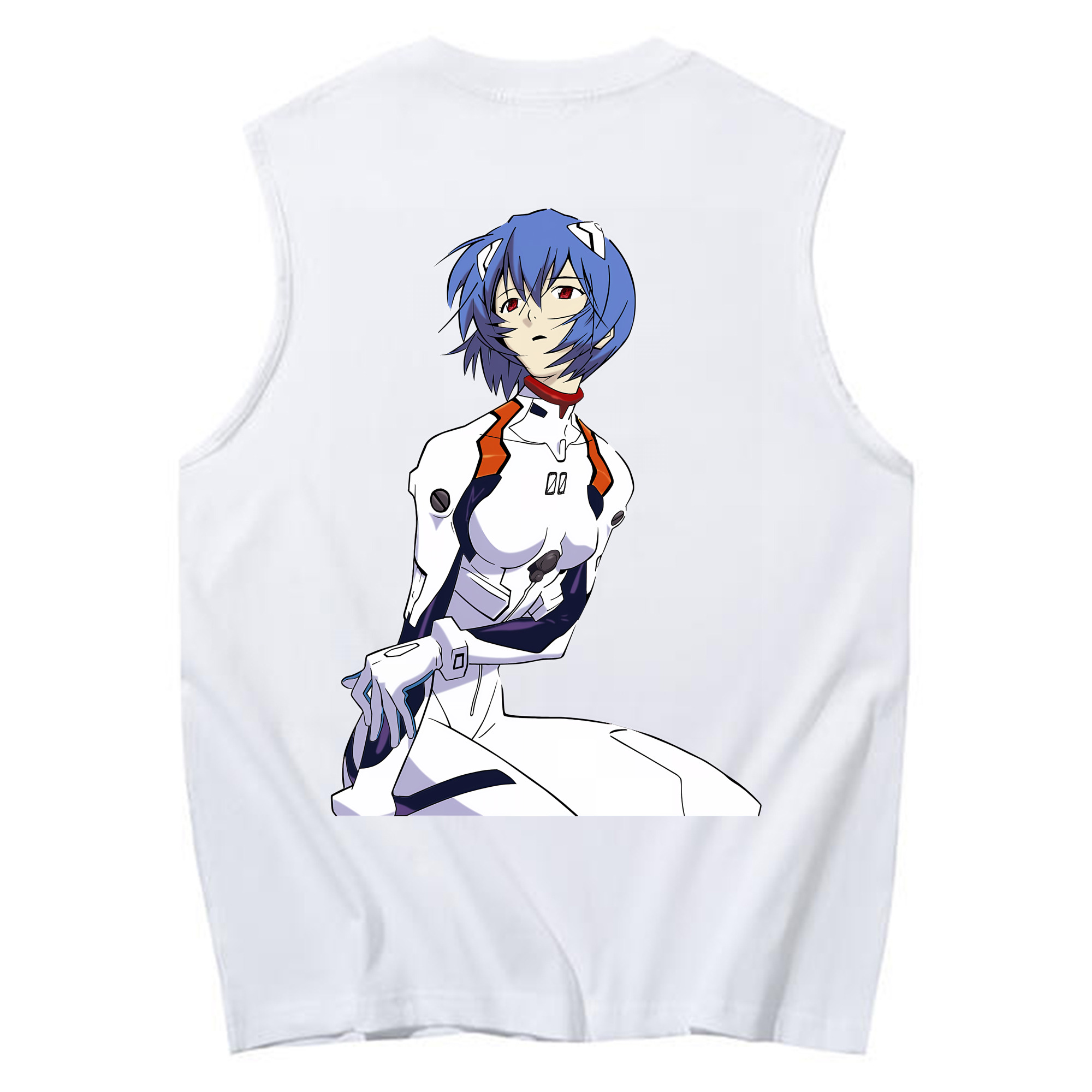 （画像用） EVA 新世紀エヴァンゲリオン コットン100％タンクトップ（背面プリント）