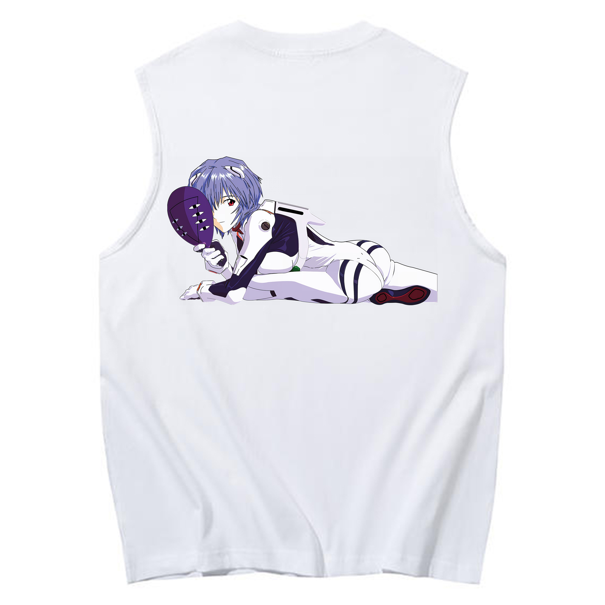 （画像用） EVA 新世紀エヴァンゲリオン コットン100％タンクトップ（背面プリント）