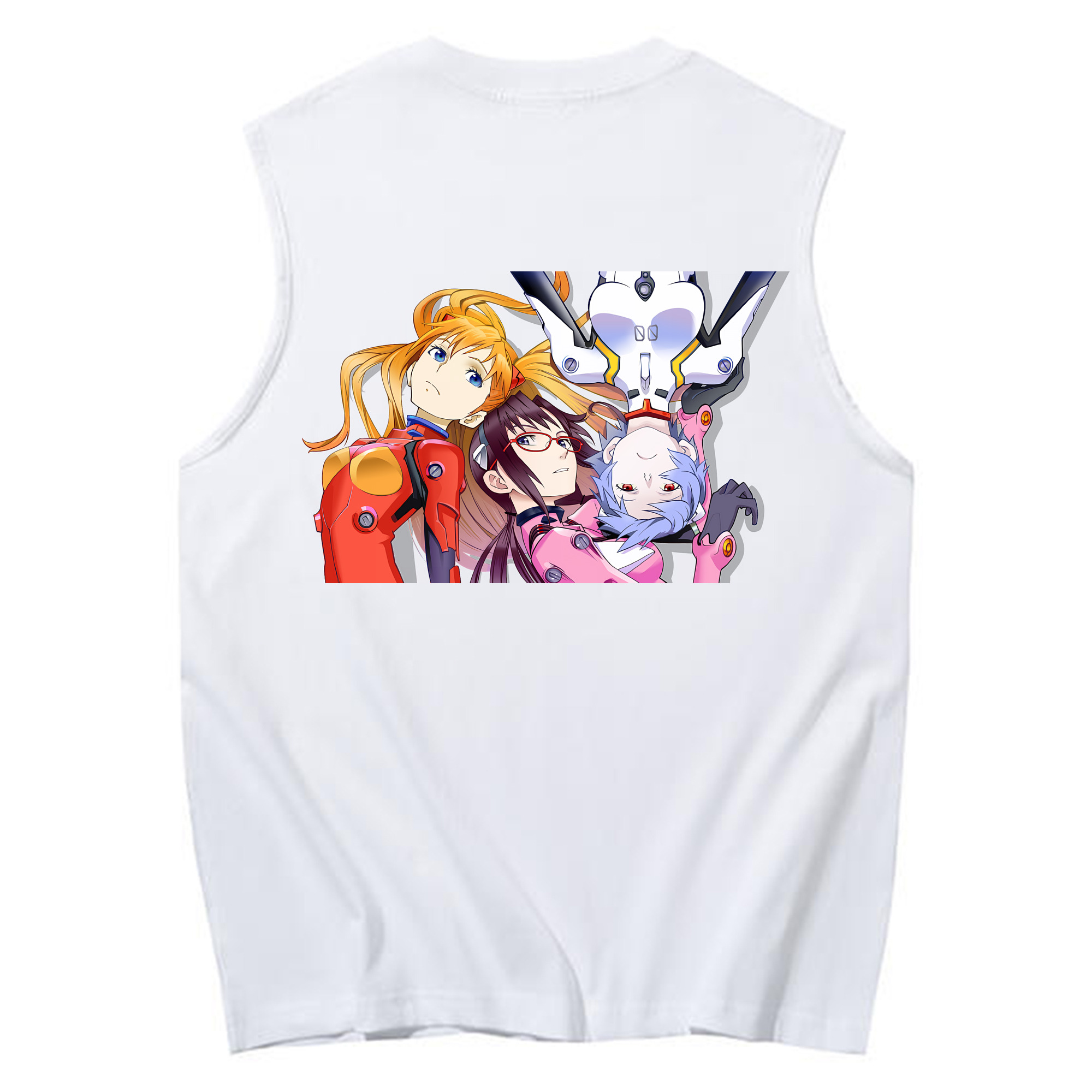 （画像用） EVA 新世紀エヴァンゲリオン コットン100％タンクトップ（背面プリント）