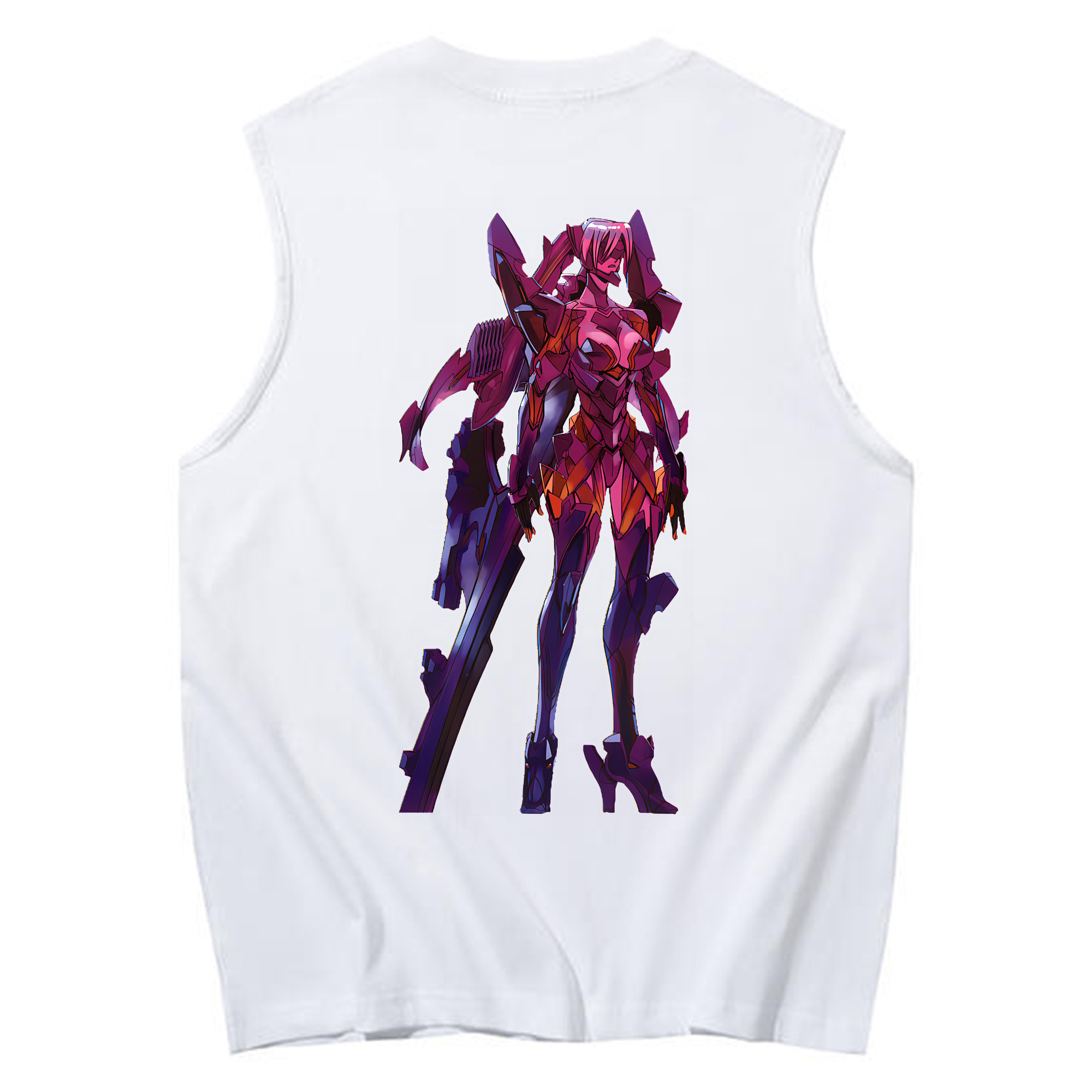 （画像用） EVA 新世紀エヴァンゲリオン コットン100％タンクトップ（背面プリント）