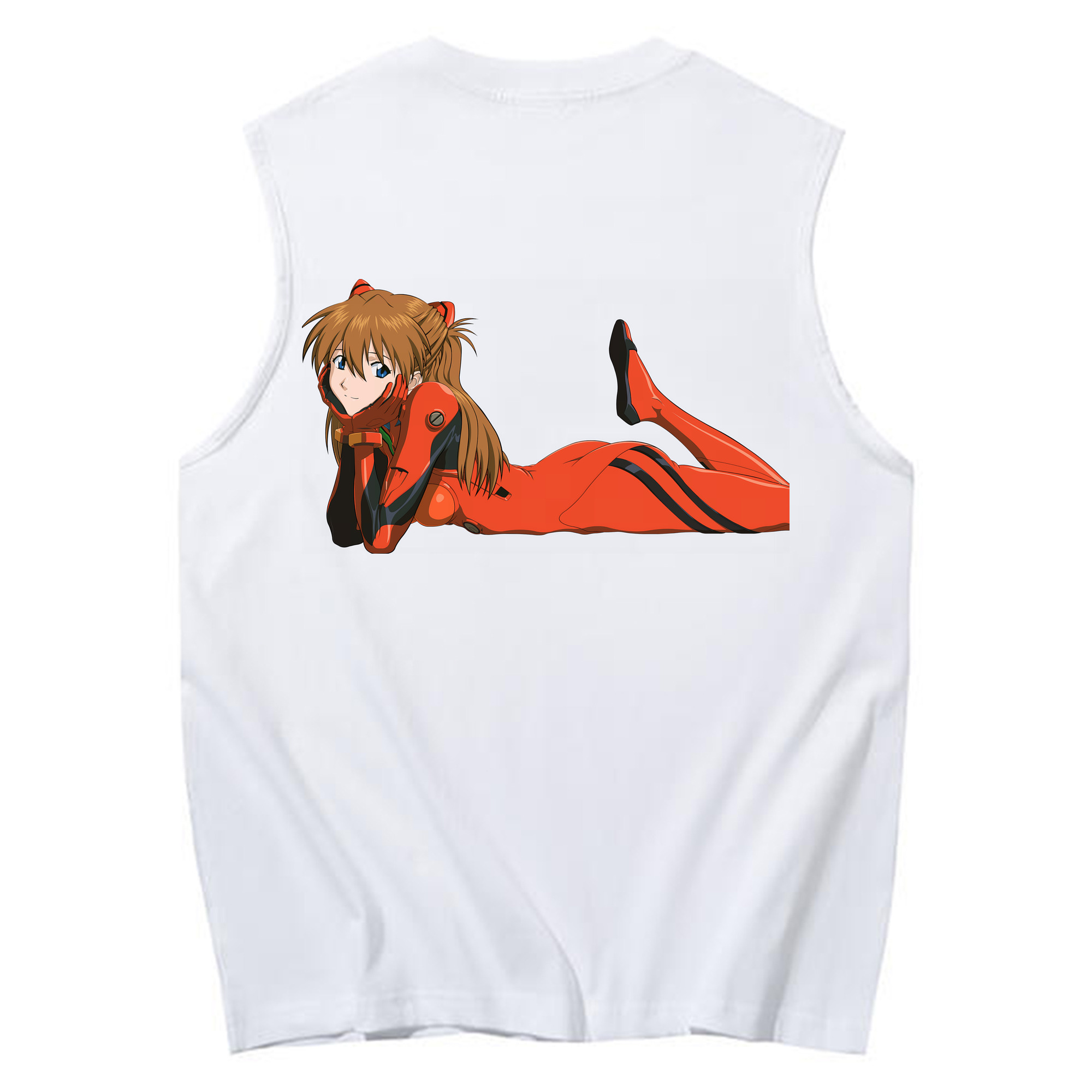 （画像用） EVA 新世紀エヴァンゲリオン コットン100％タンクトップ（背面プリント）