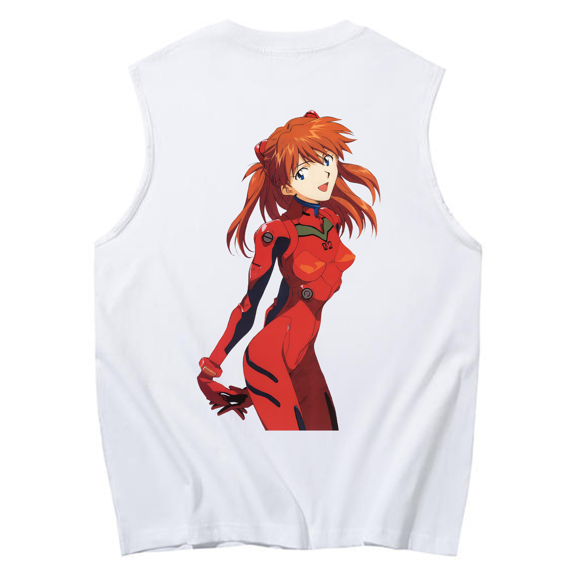 （画像用） EVA 新世紀エヴァンゲリオン コットン100％タンクトップ（背面プリント）