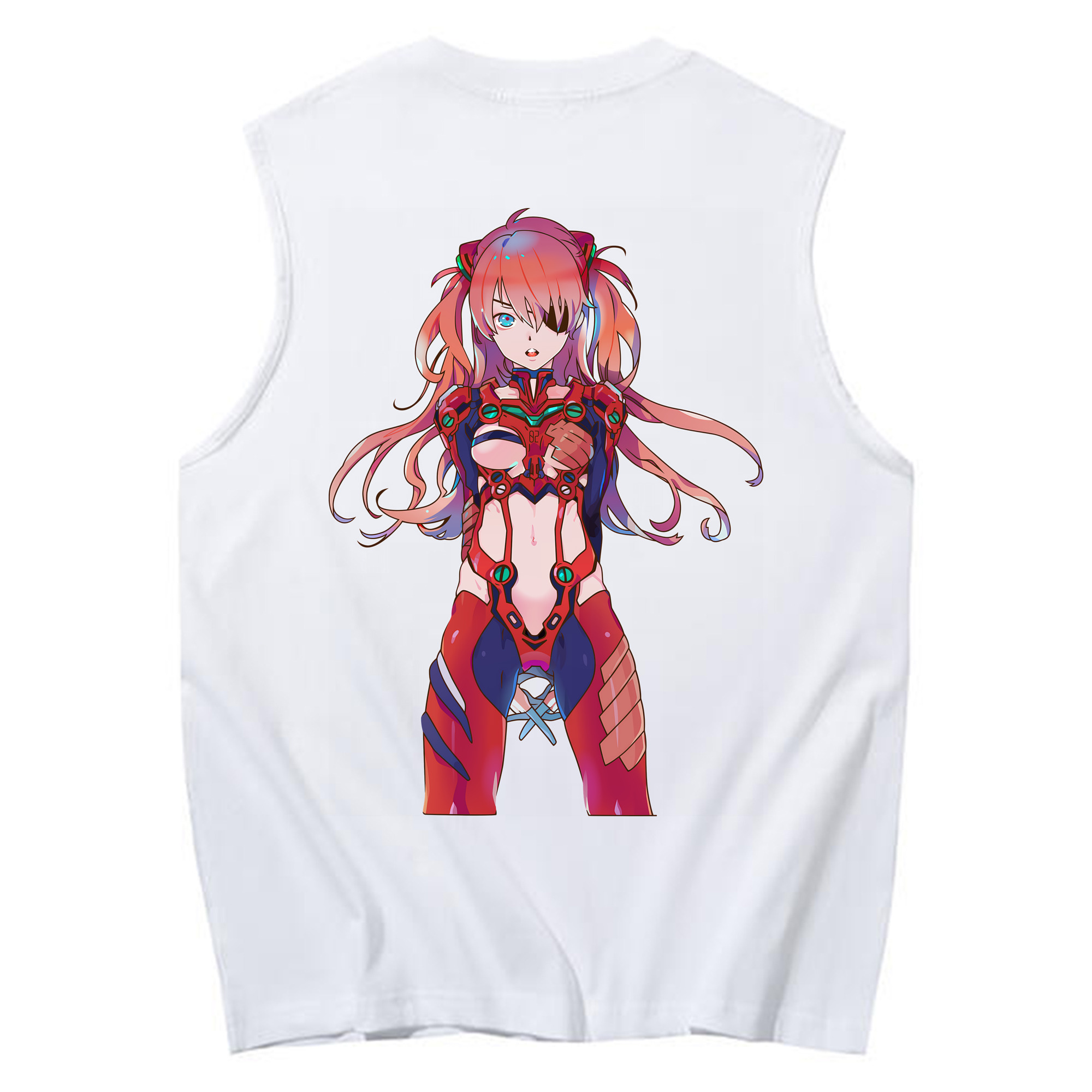 （画像用） EVA 新世紀エヴァンゲリオン コットン100％タンクトップ（背面プリント）