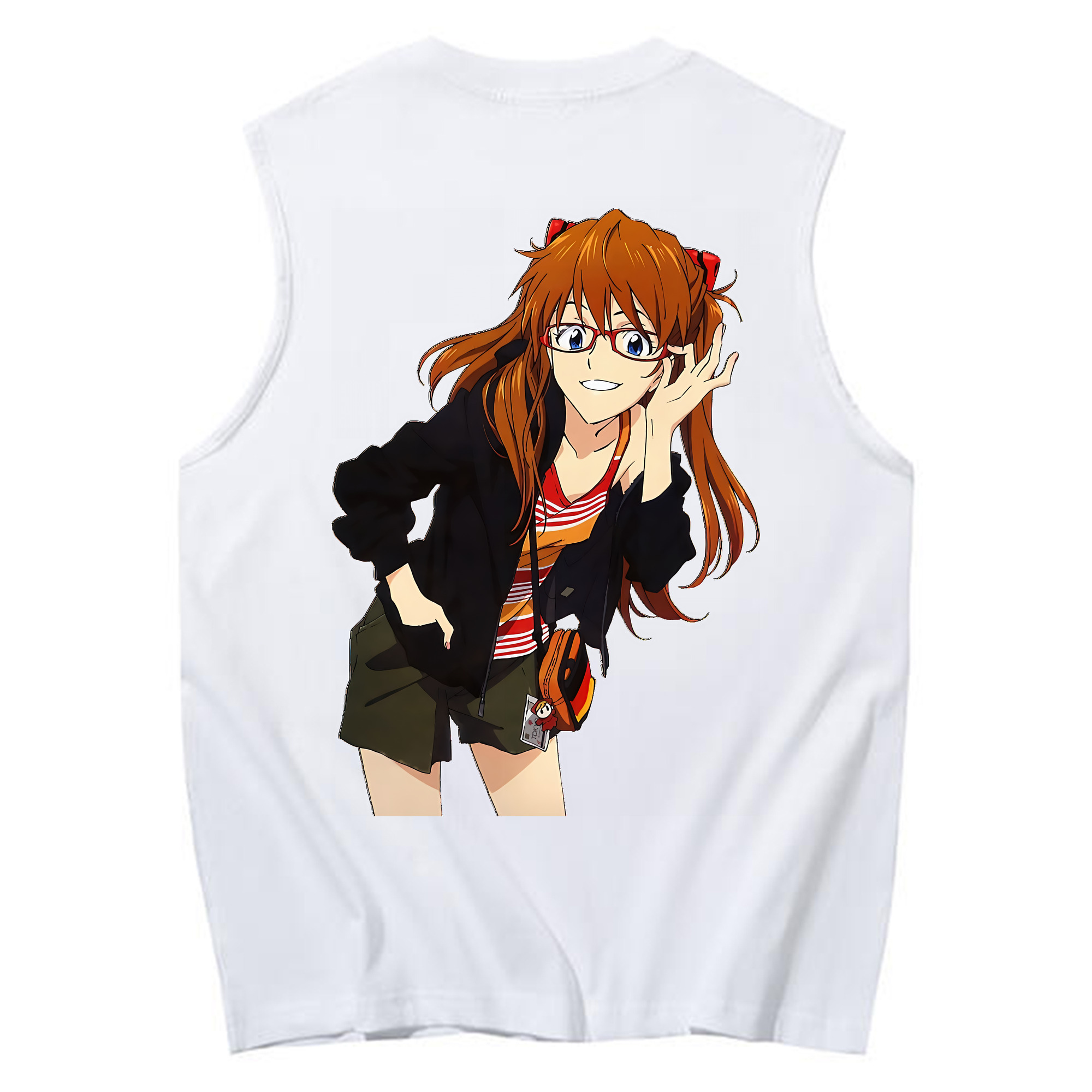 （画像用） EVA 新世紀エヴァンゲリオン コットン100％タンクトップ（背面プリント）