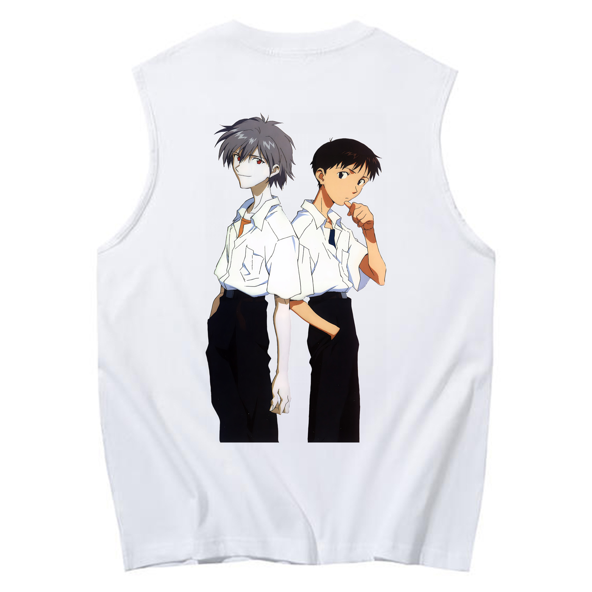 （画像用） EVA 新世紀エヴァンゲリオン コットン100％タンクトップ（背面プリント）