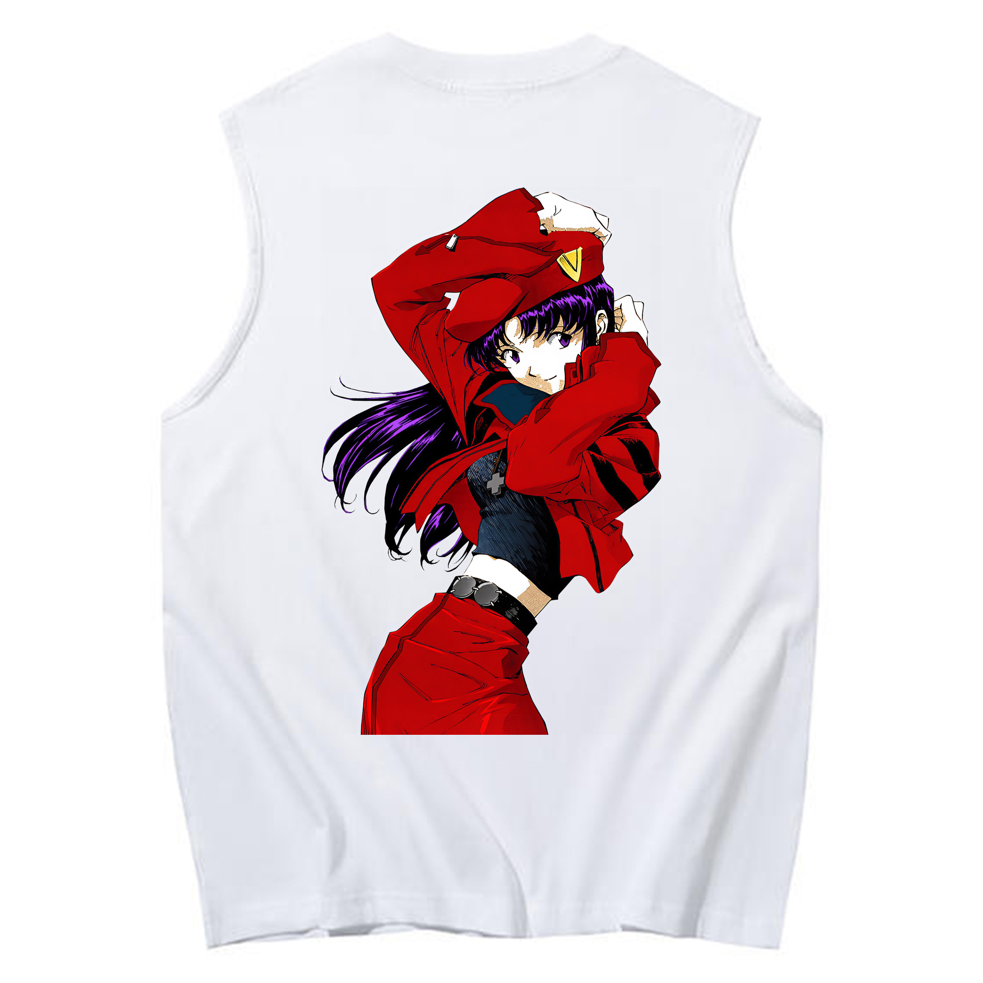 （画像用） EVA 新世紀エヴァンゲリオン コットン100％タンクトップ（背面プリント）