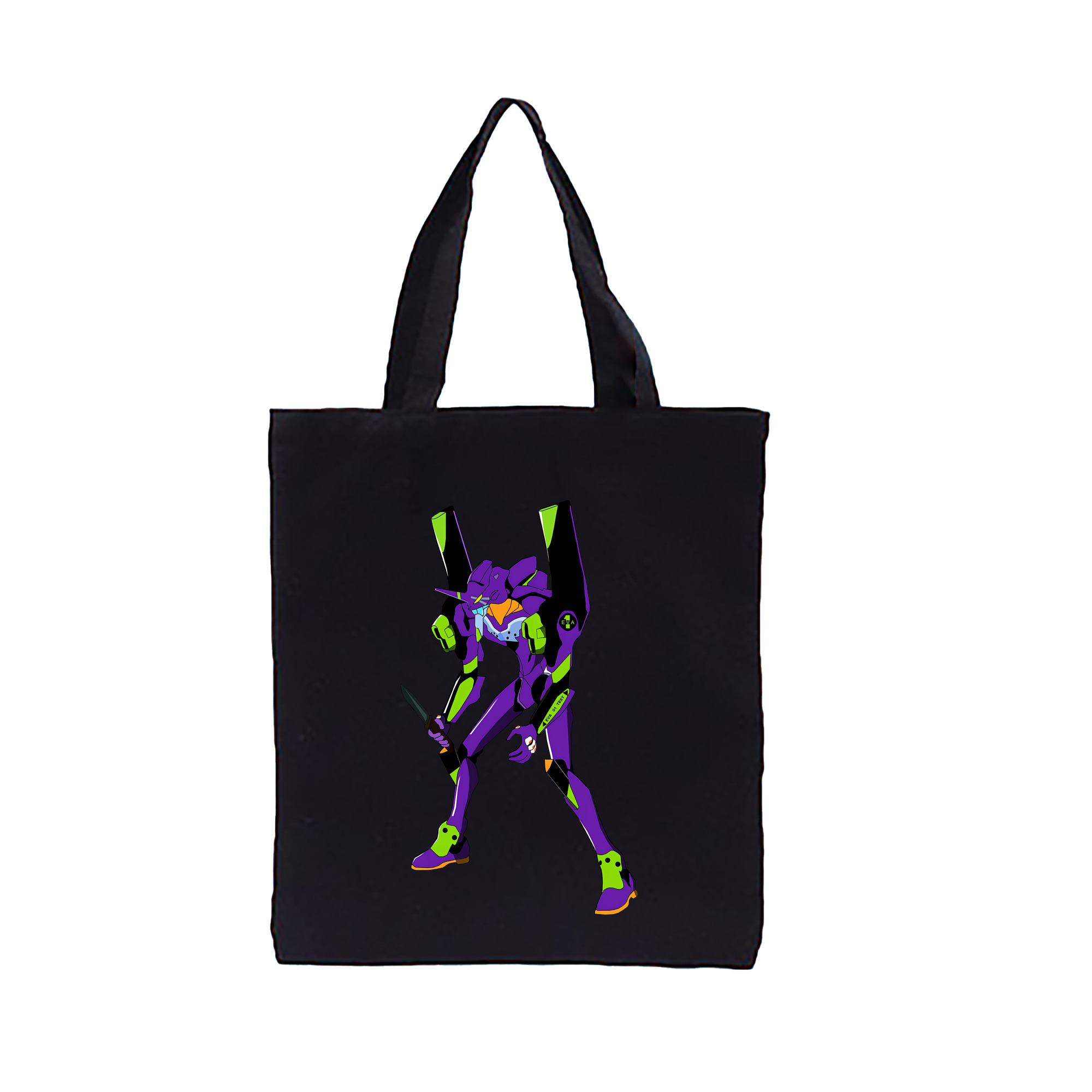 （画像用） EVA 新世紀エヴァンゲリオン 縦型キャンバス生地手提げバッグ　トートバッグ