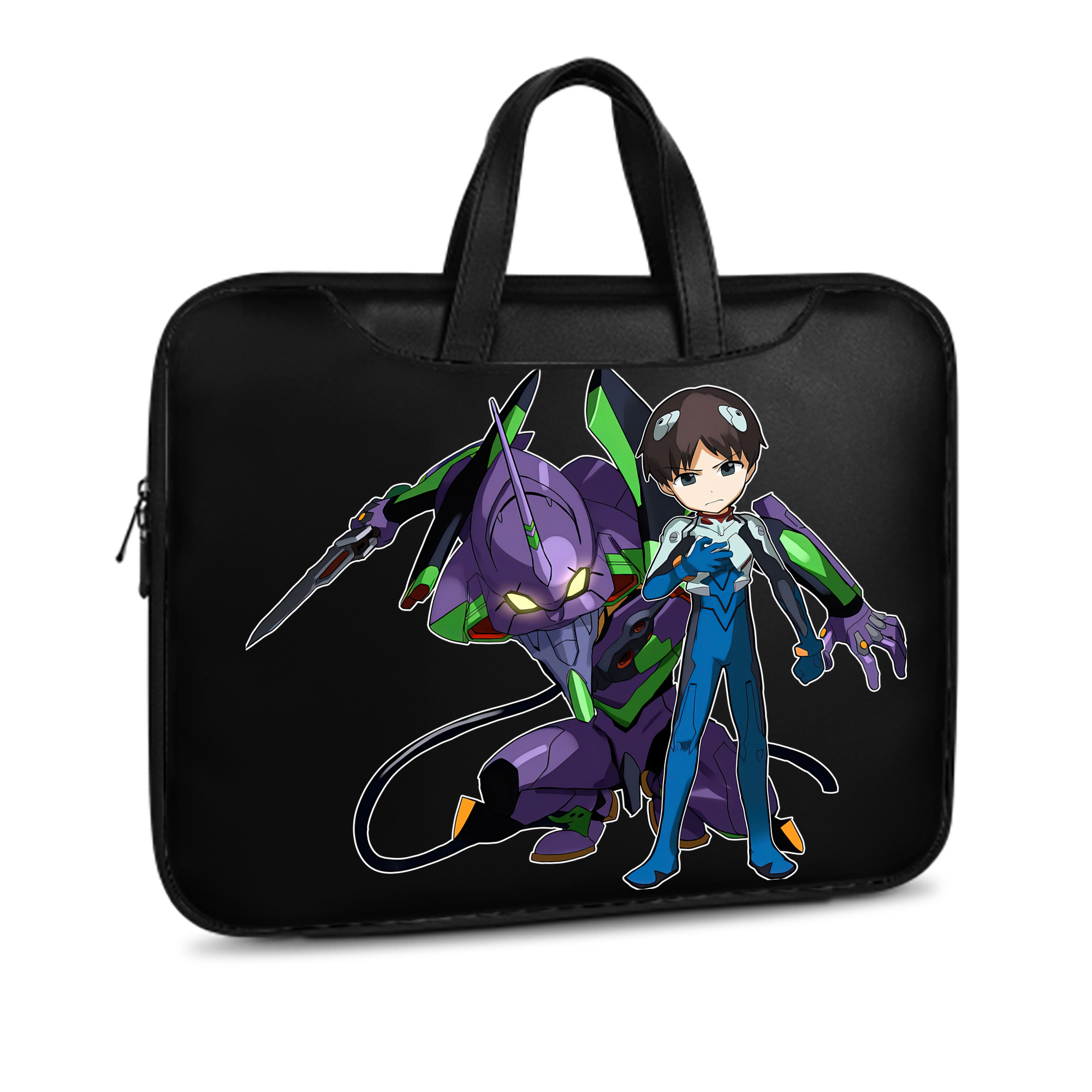 （画像用） EVA 新世紀エヴァンゲリオン レザーラップトップバッグ　ノートパソコンケース