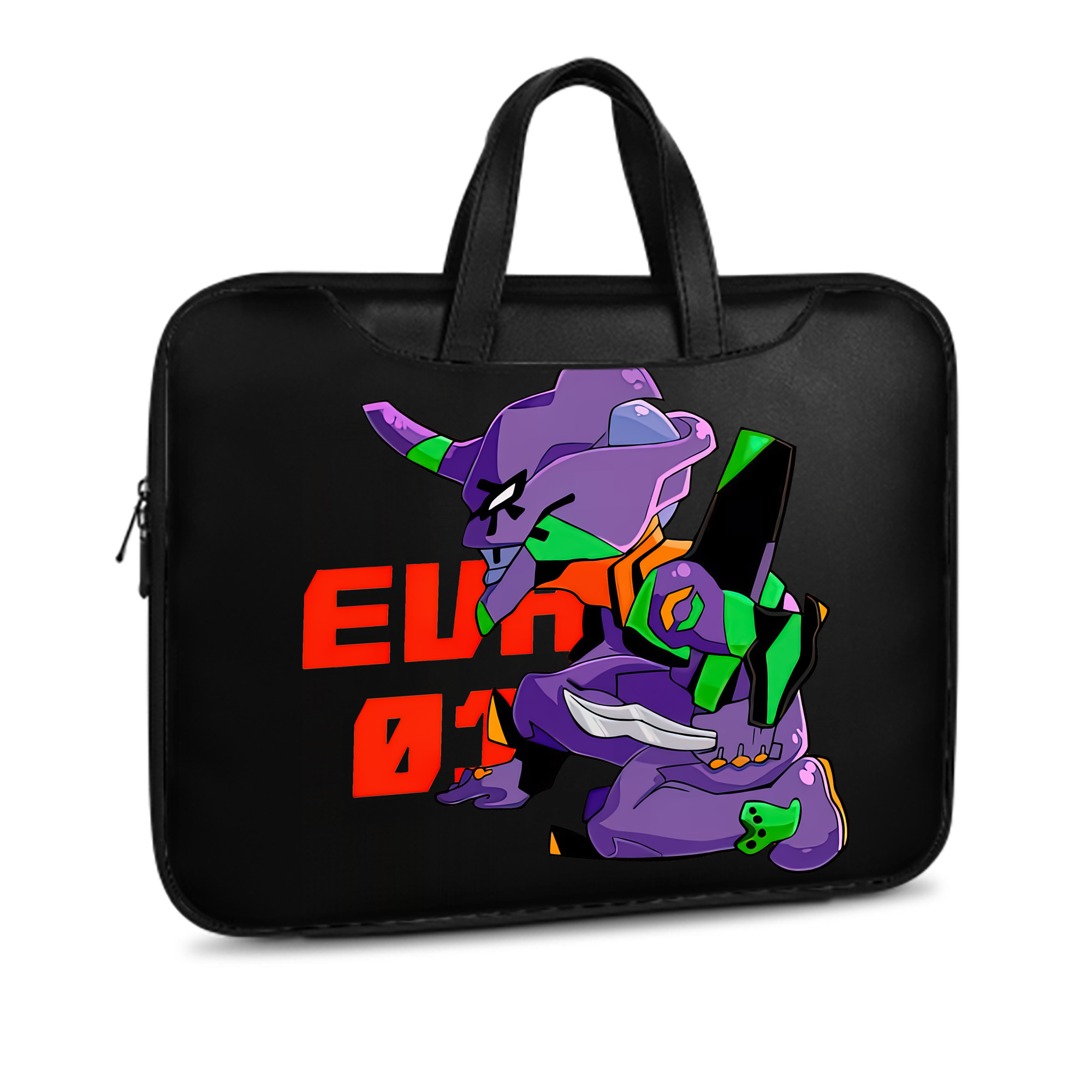 （画像用） EVA 新世紀エヴァンゲリオン レザーラップトップバッグ　ノートパソコンケース