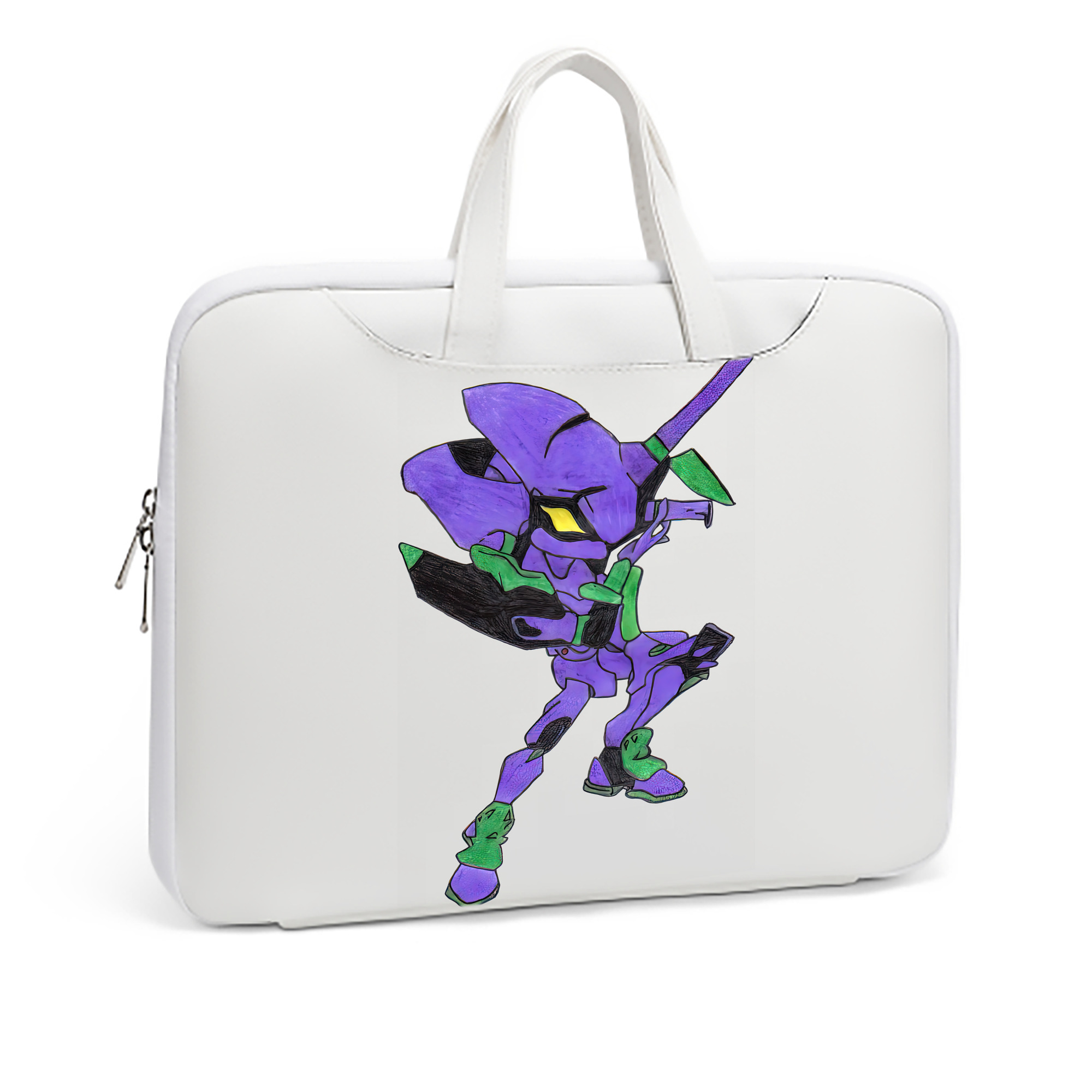 （画像用） EVA 新世紀エヴァンゲリオン レザーラップトップバッグ　ノートパソコンケース