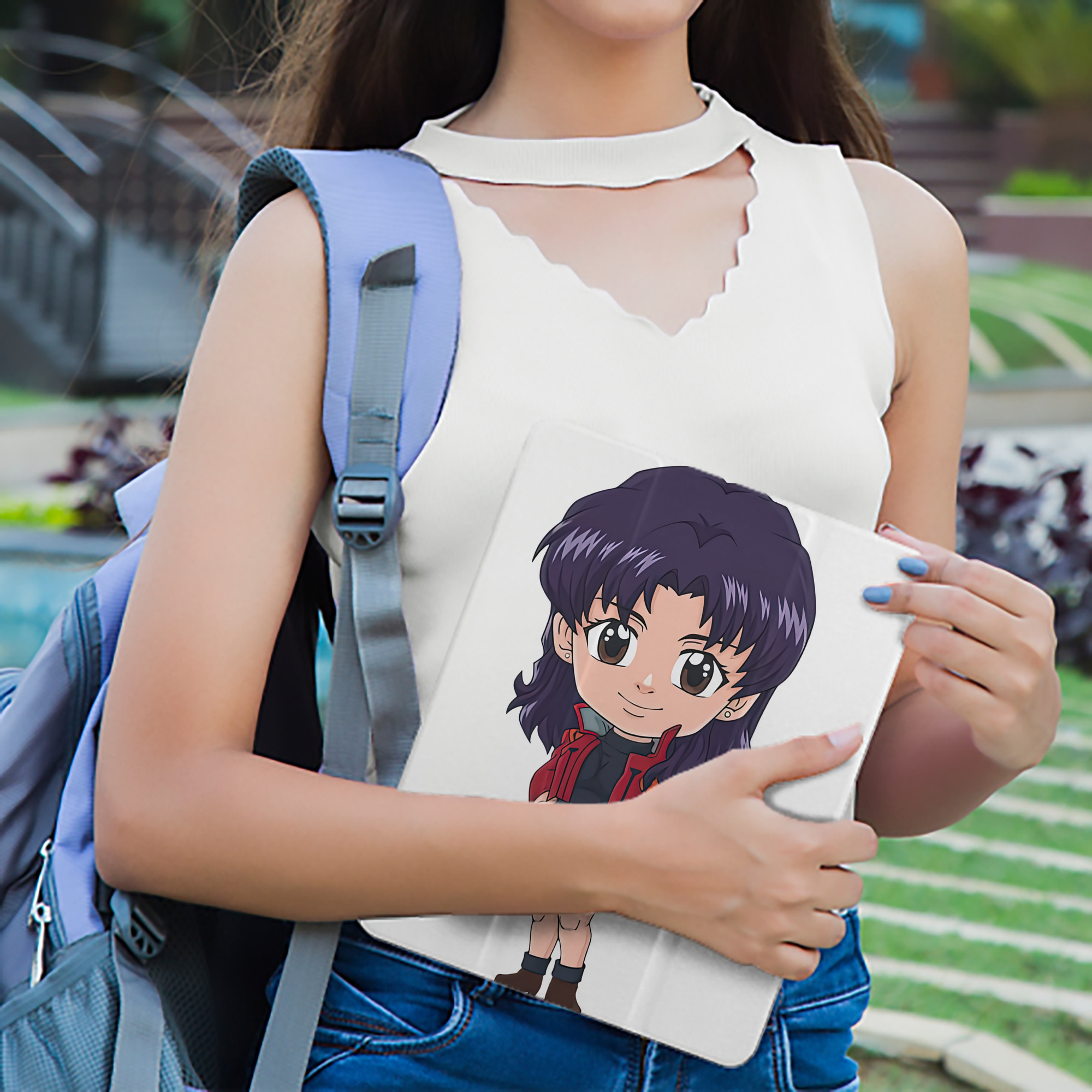 EVA 新世紀エヴァンゲリオン IPad ケース ペン収納付き 三つ折りスタンド PUレザー×シリコン 対応機種9.5/10.5/10.9インチ