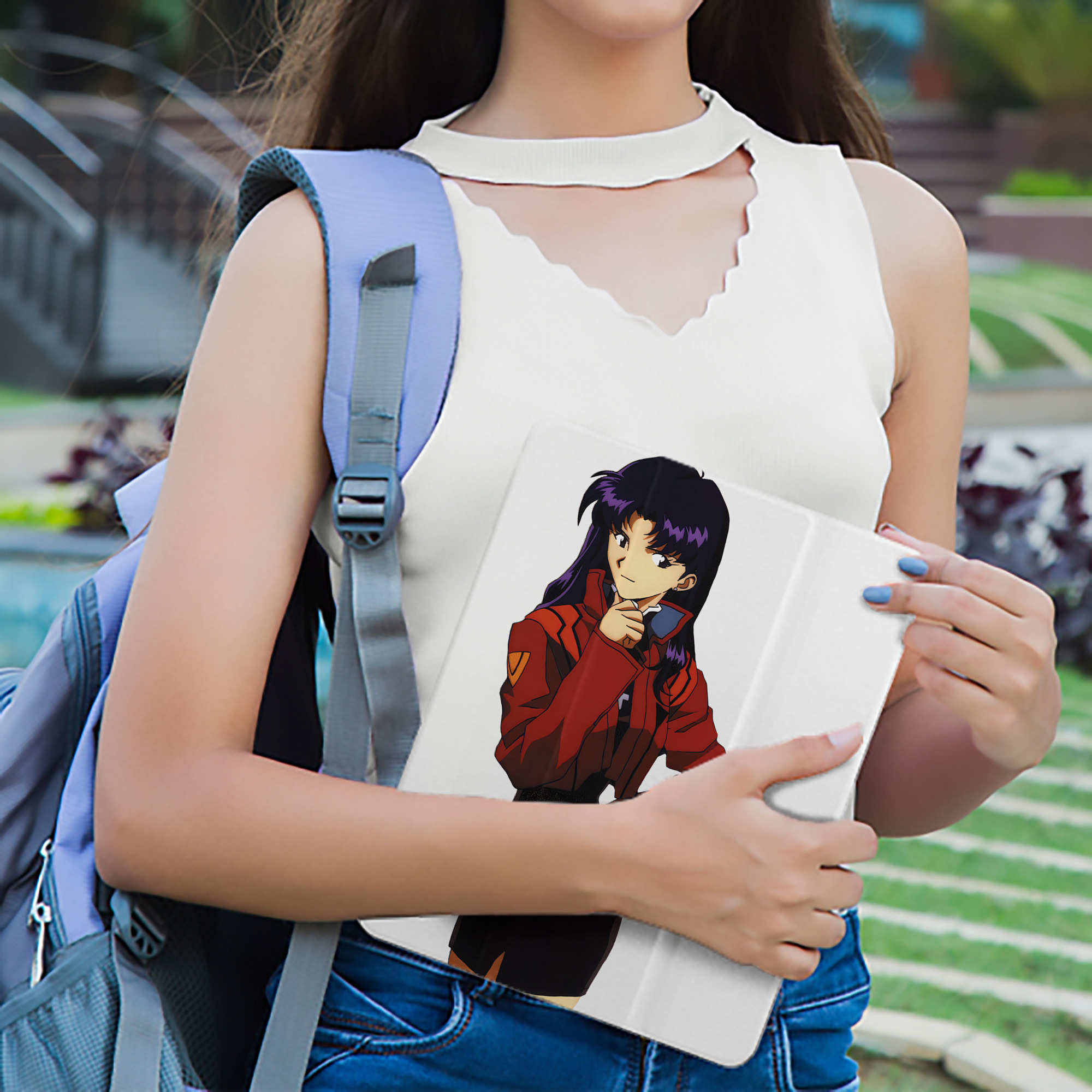 EVA 新世紀エヴァンゲリオン IPad ケース ペン収納付き 三つ折りスタンド PUレザー×シリコン 対応機種9.5/10.5/10.9インチ
