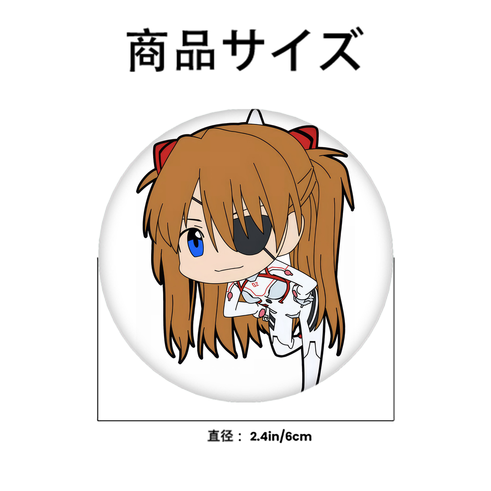 EVA 新世紀エヴァンゲリオン 6cm 缶バッジ 複数セット