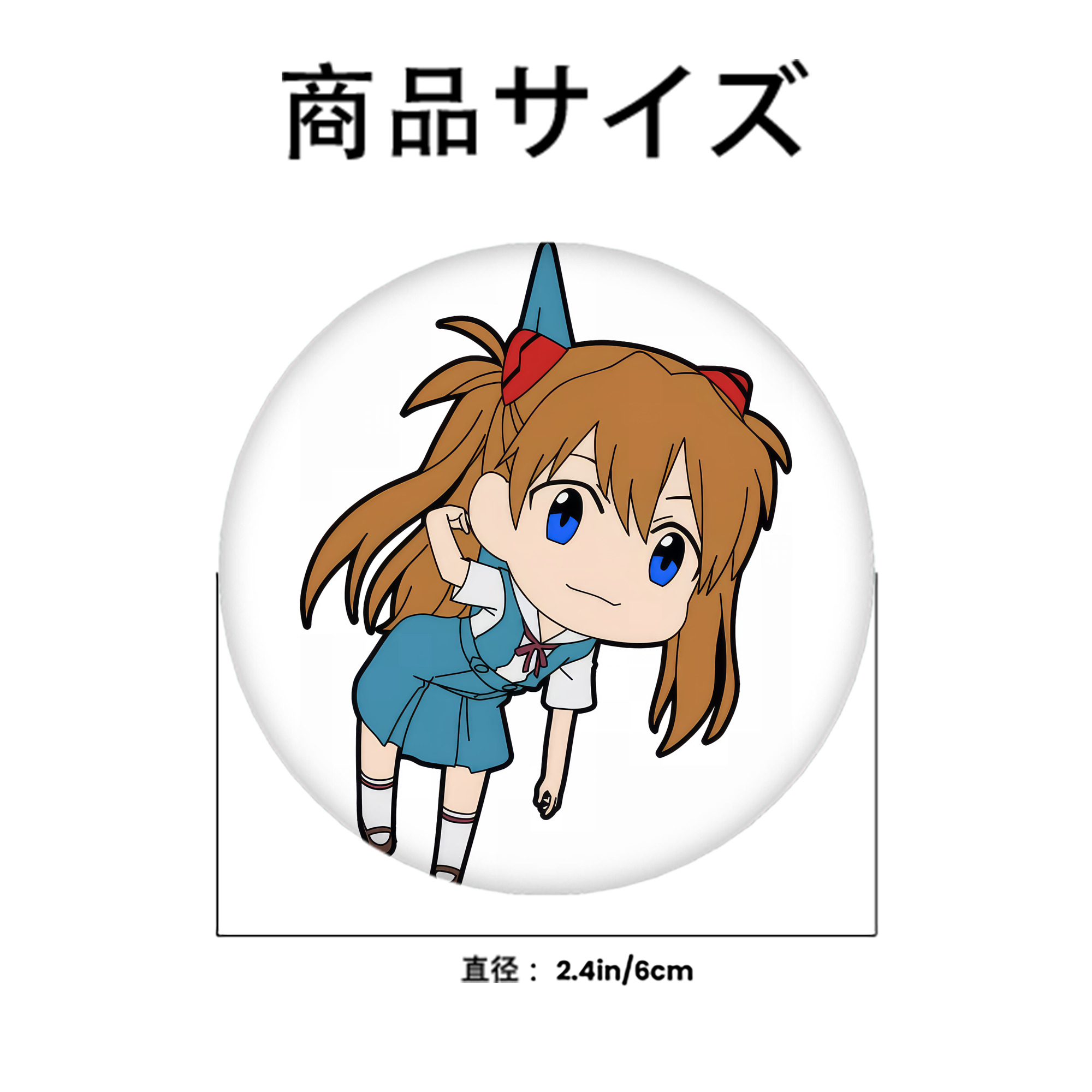 EVA 新世紀エヴァンゲリオン 6cm 缶バッジ 複数セット