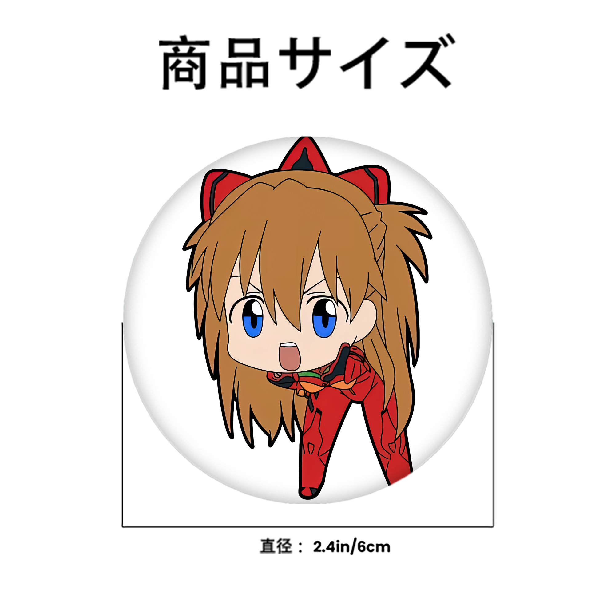 EVA 新世紀エヴァンゲリオン 6cm 缶バッジ 複数セット