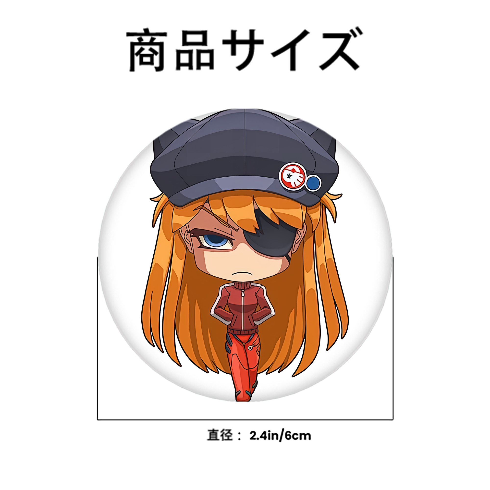 EVA 新世紀エヴァンゲリオン 6cm 缶バッジ 複数セット