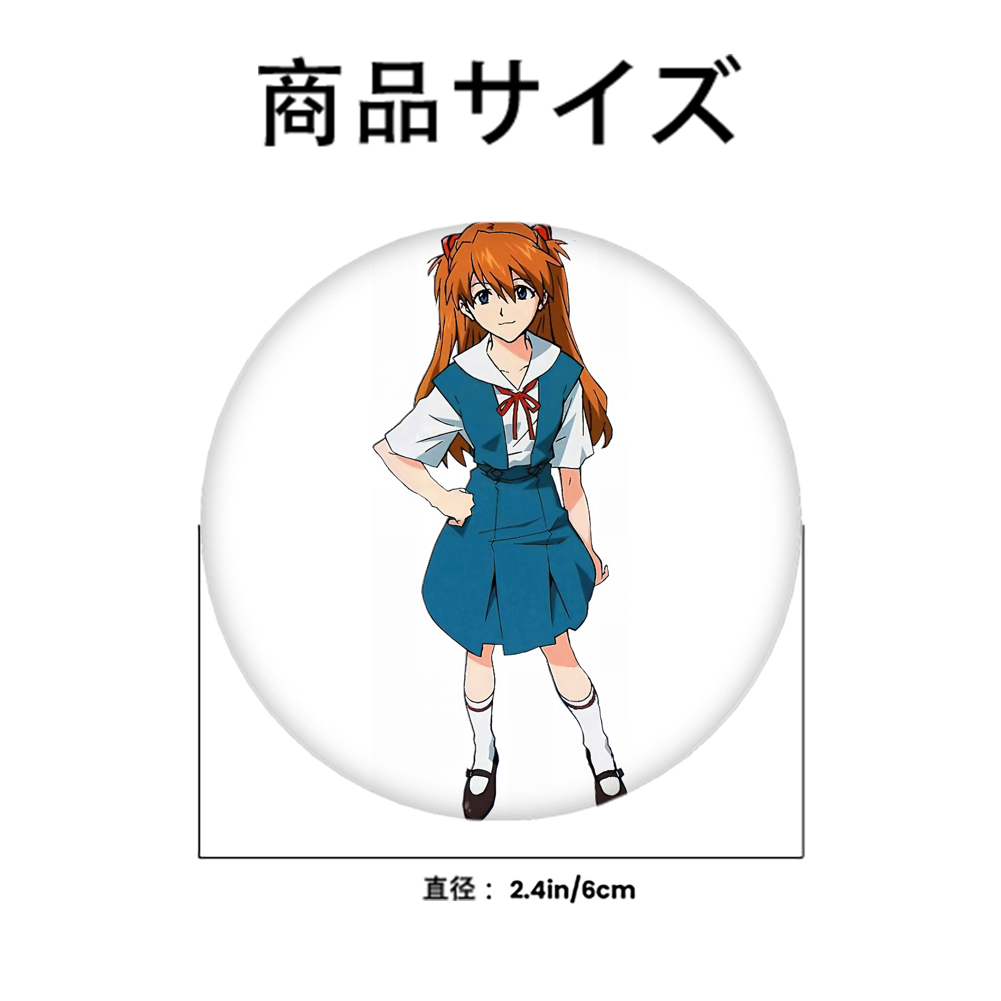 EVA 新世紀エヴァンゲリオン 6cm 缶バッジ 複数セット