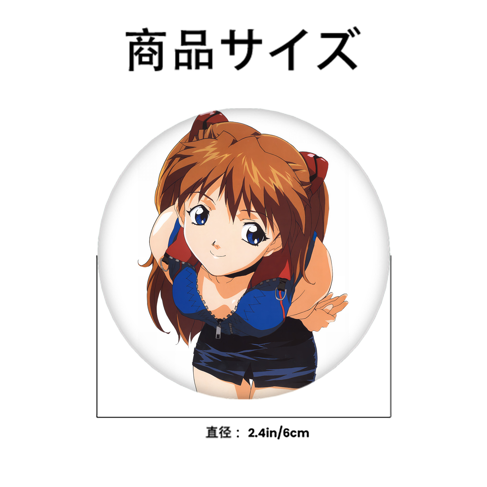 EVA 新世紀エヴァンゲリオン 6cm 缶バッジ 複数セット