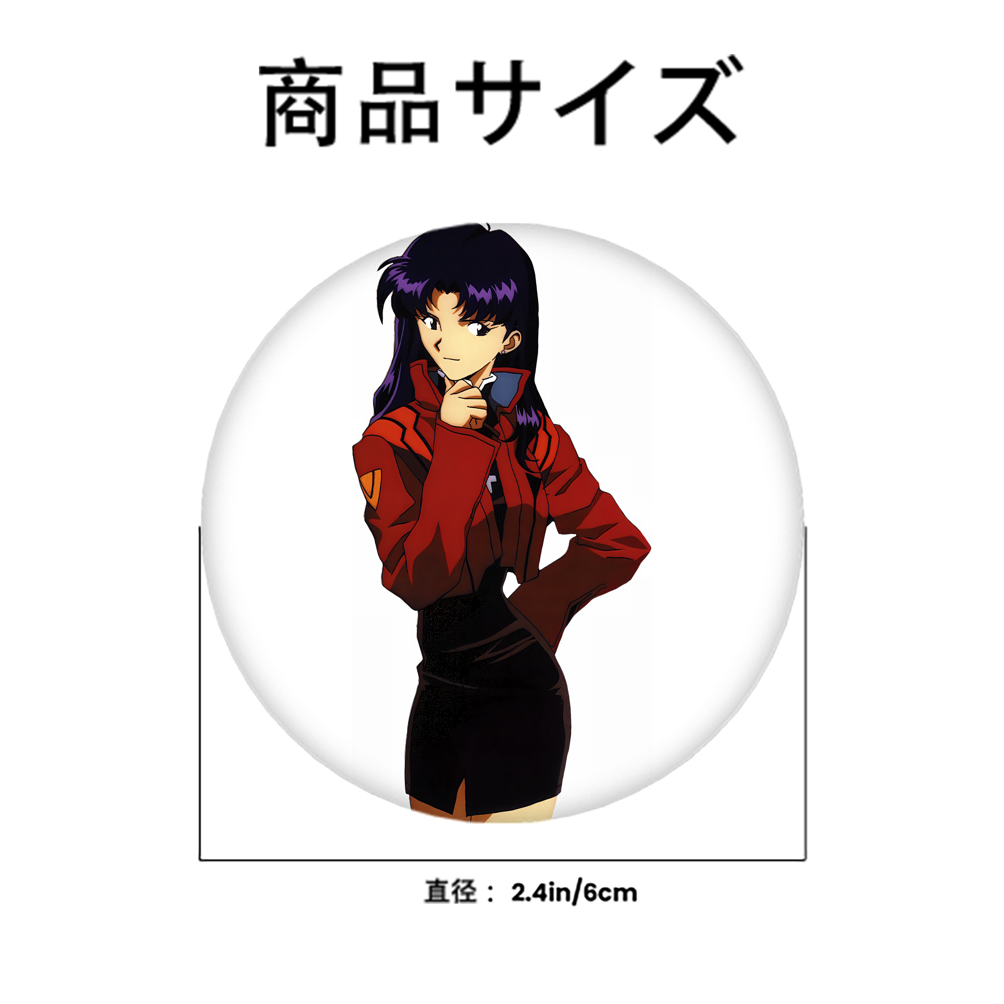 EVA 新世紀エヴァンゲリオン 6cm 缶バッジ 複数セット