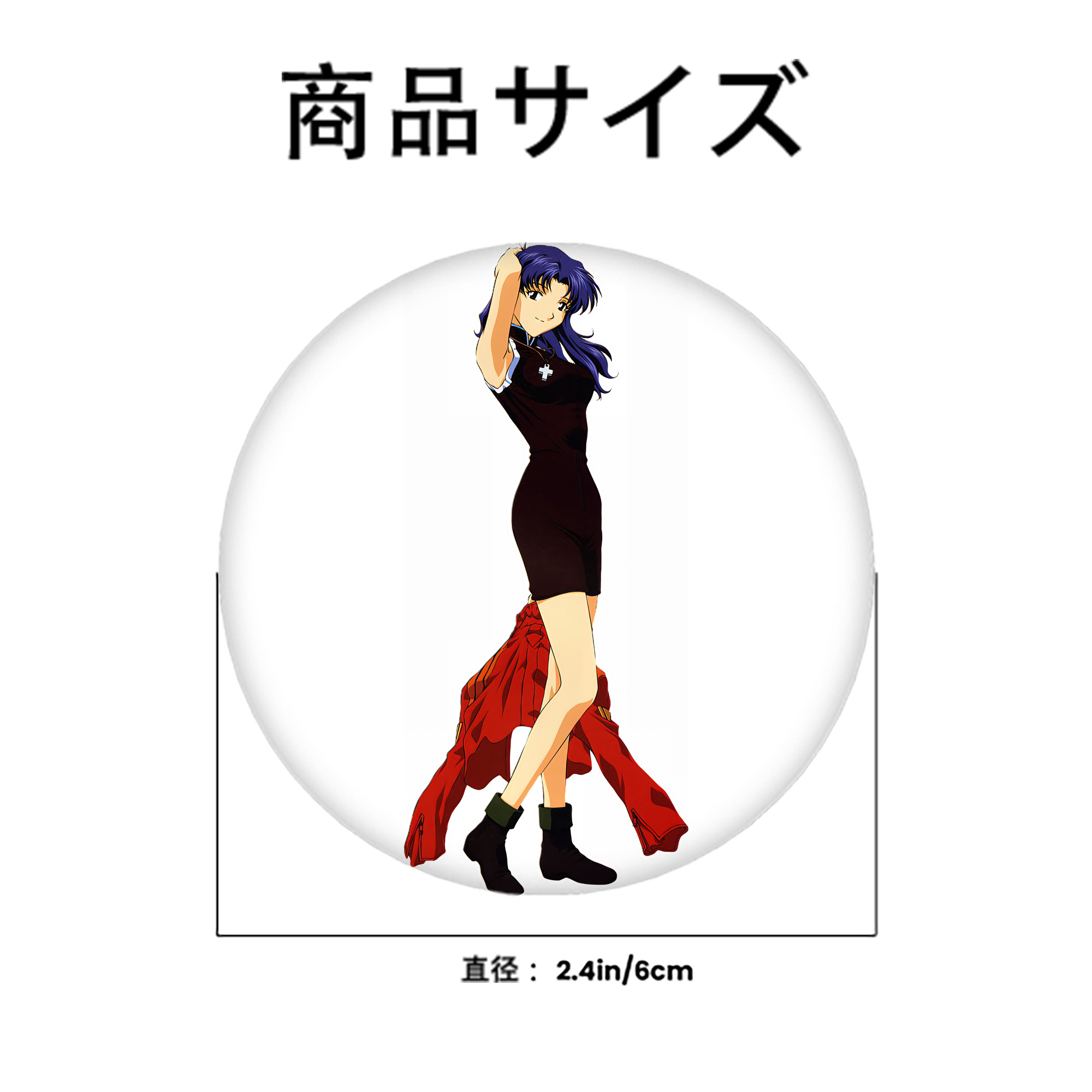EVA 新世紀エヴァンゲリオン 6cm 缶バッジ 複数セット