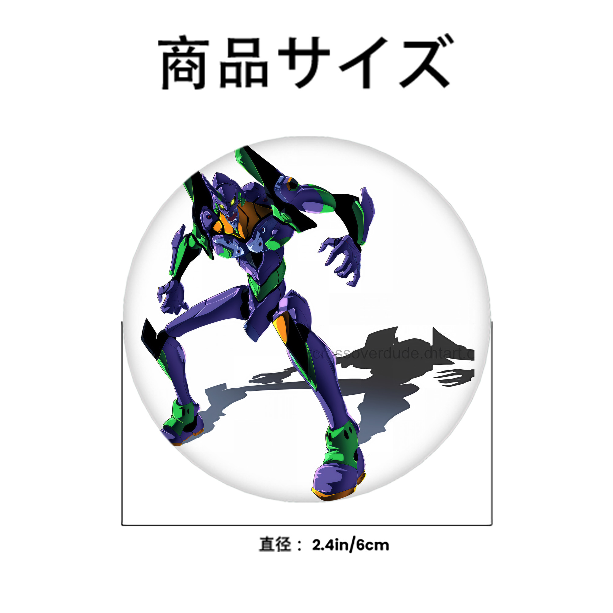 EVA 新世紀エヴァンゲリオン 6cm 缶バッジ 複数セット