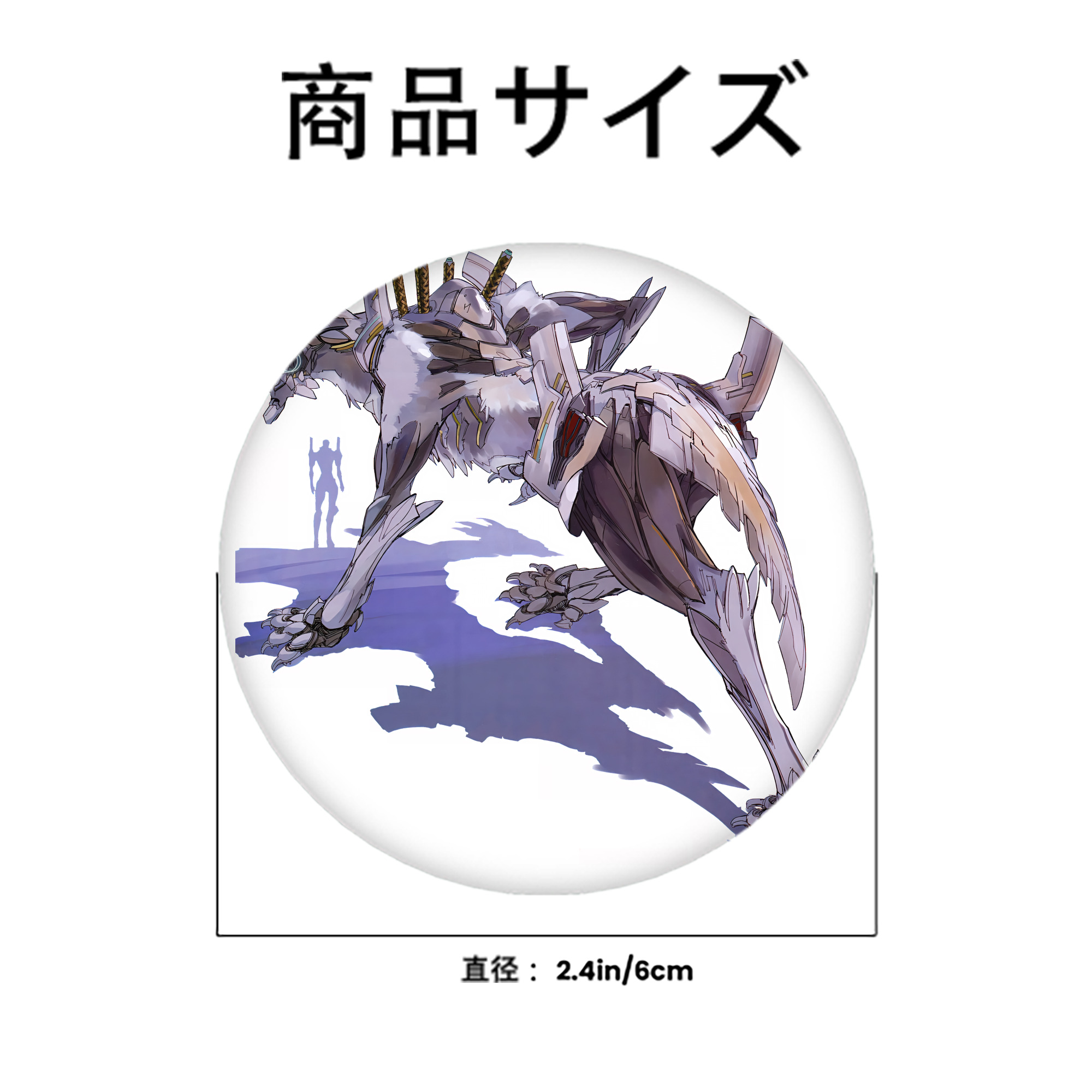 EVA 新世紀エヴァンゲリオン 6cm 缶バッジ 複数セット