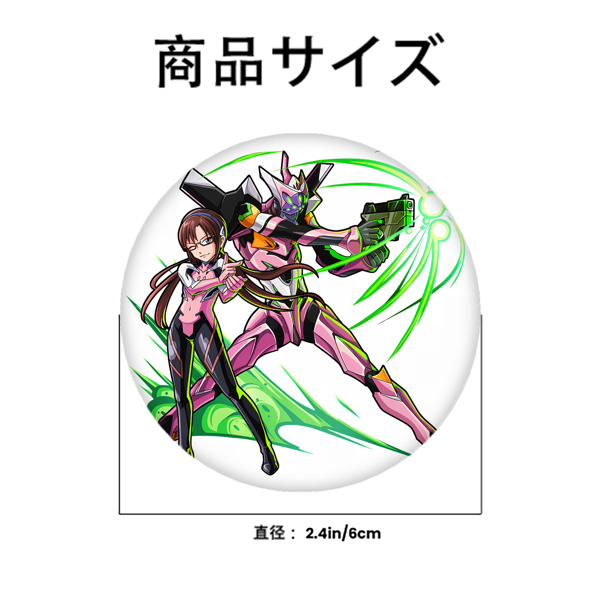 EVA 新世紀エヴァンゲリオン 6cm 缶バッジ 複数セット