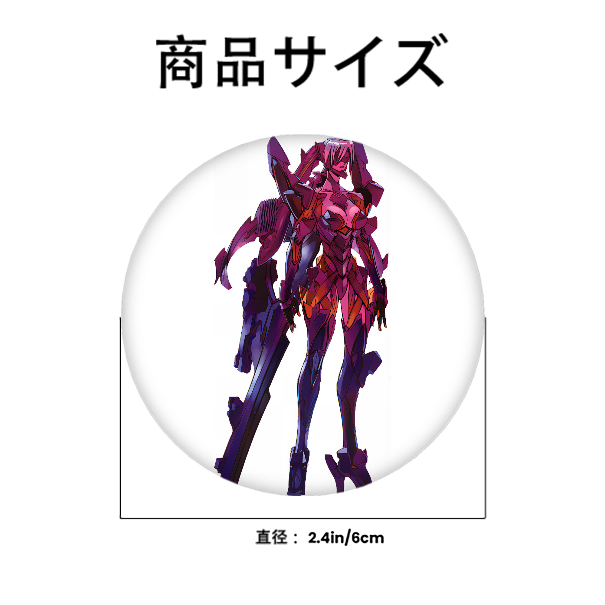 EVA 新世紀エヴァンゲリオン 6cm 缶バッジ 複数セット